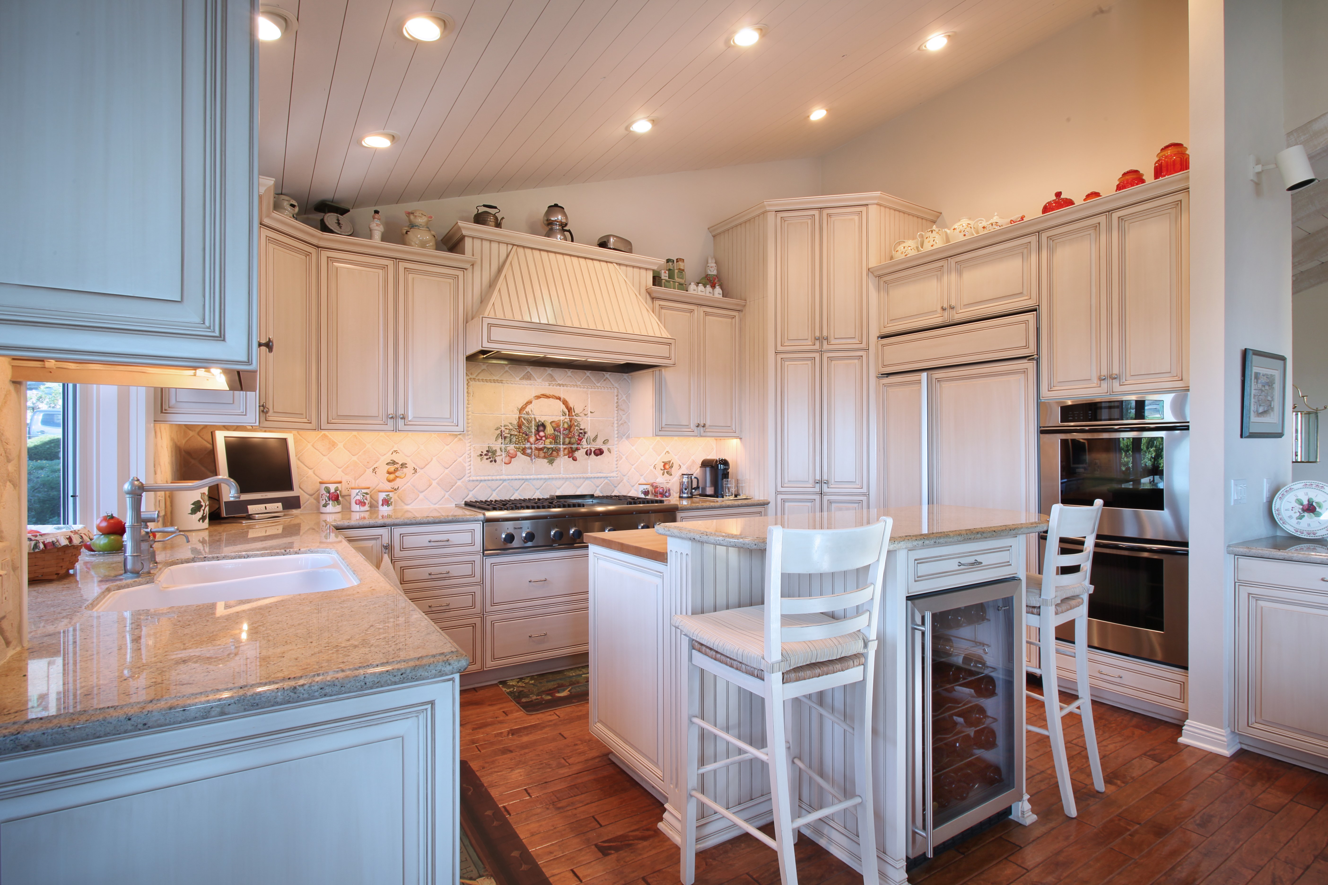 Kitchen Interior Design with Chairs HD Wallpaper