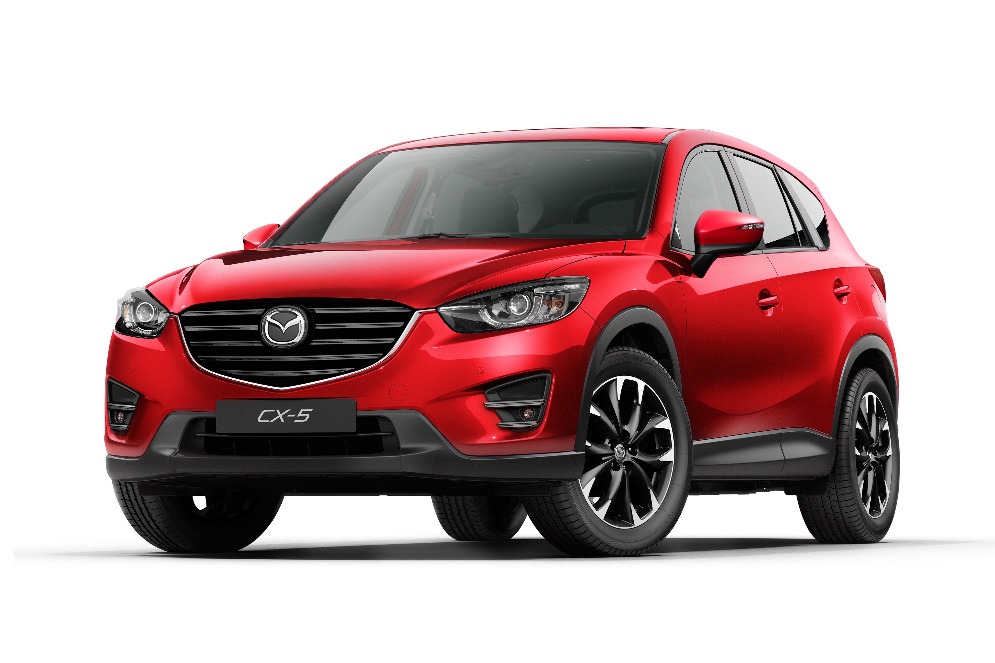 Red 2015 Mazda CX-5 HD Wallpaper