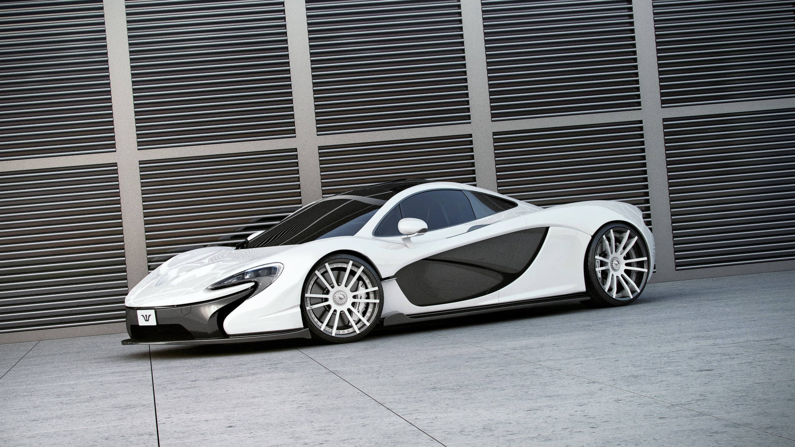 White McLaren P1 by Wheelsandmore HD Wallpaper