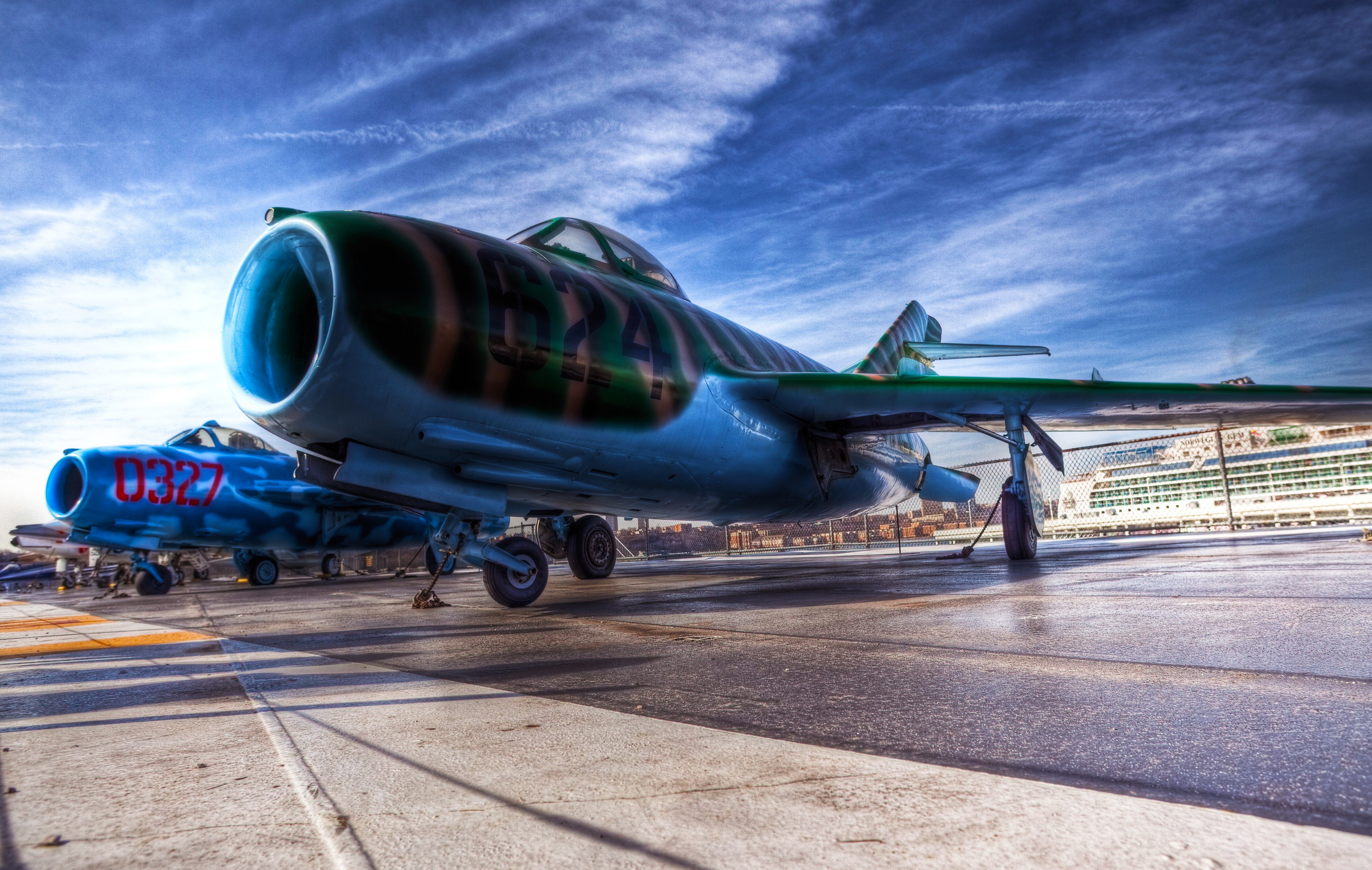 4K HDR Mig-15 Fagot Fighter Airplanes HD Wallpaper