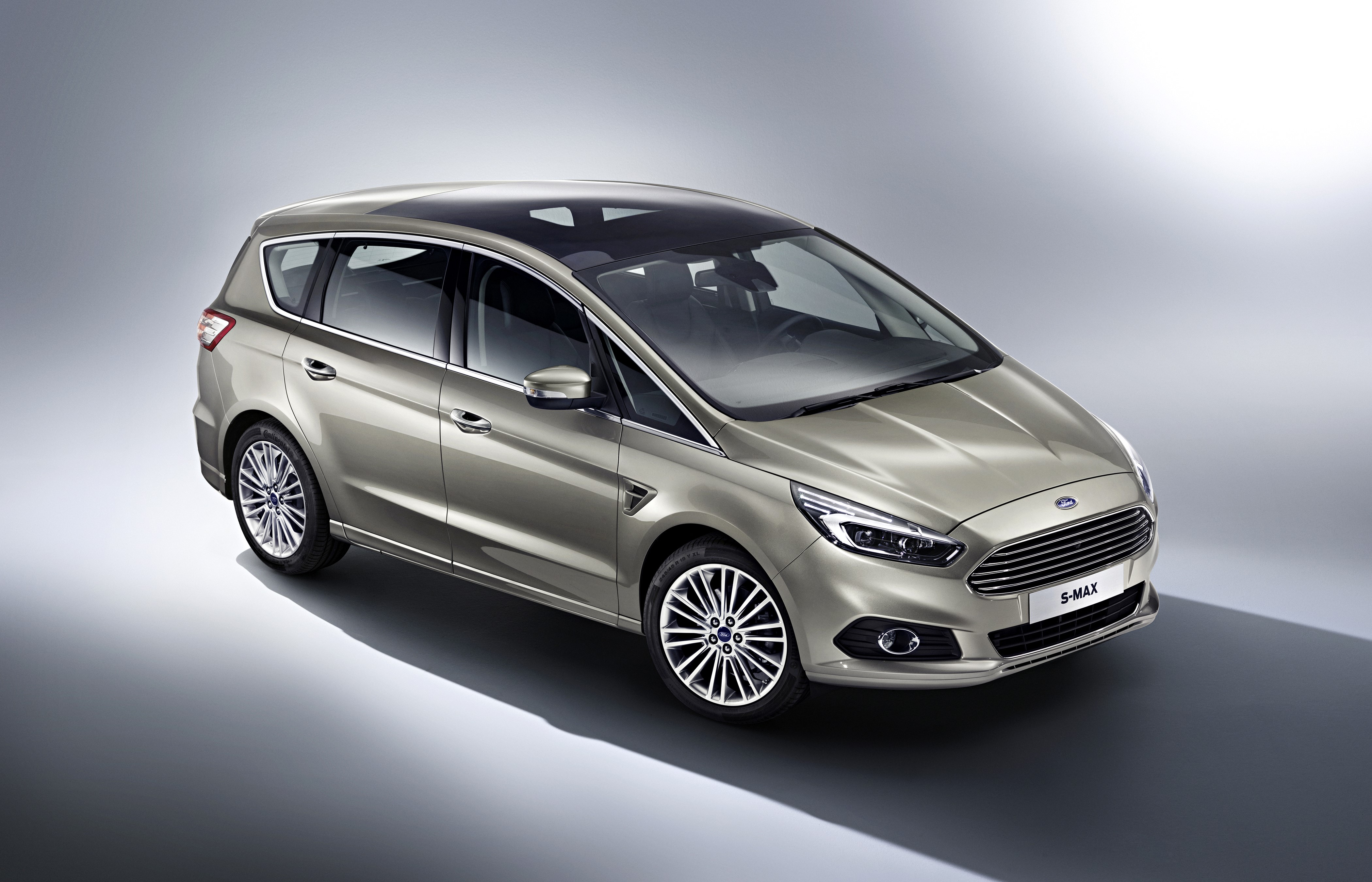 Silver Ford S-Max 2015 HD Wallpaper