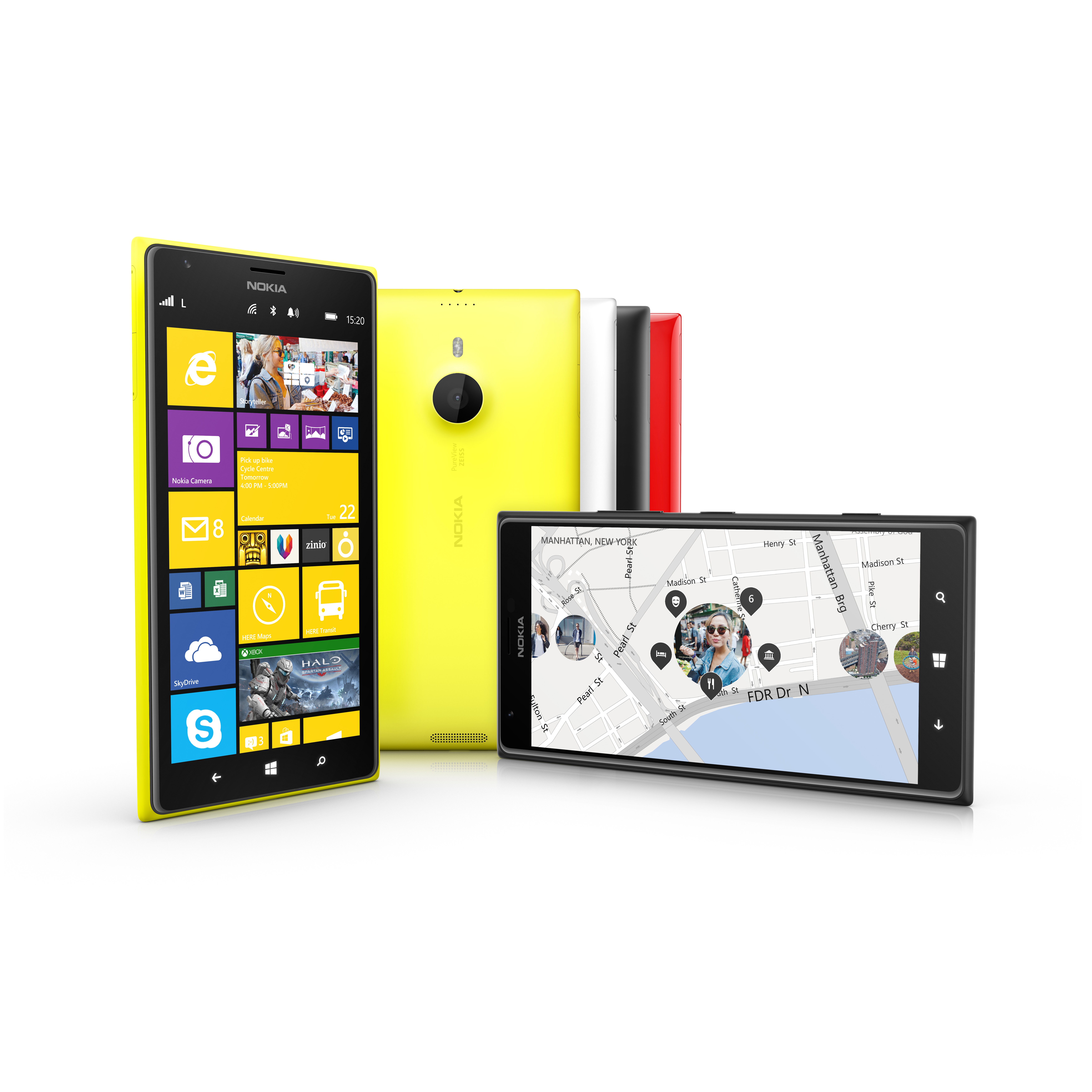 Nokia Windows Smartphone in Yellow and Black HD Wallpaper