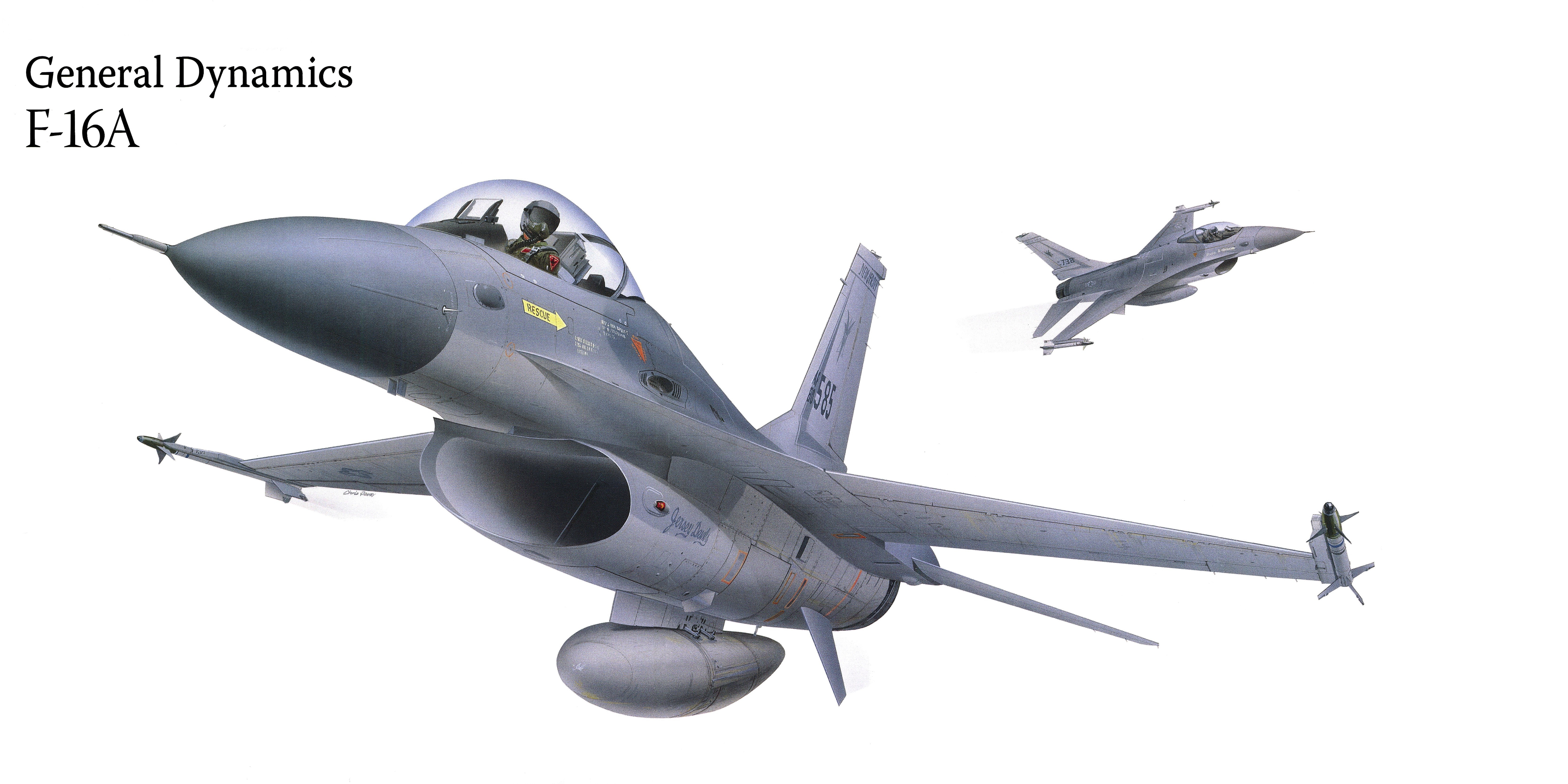 5K 6K General Dynamics F-16A Airplane Fighter Airplane HD Wallpaper