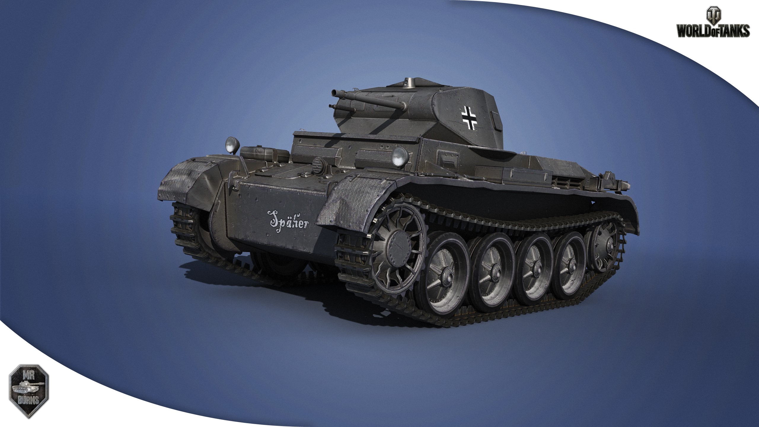 Pz.Kpfw II Ausf. D tank from World of Tanks HD Wallpaper