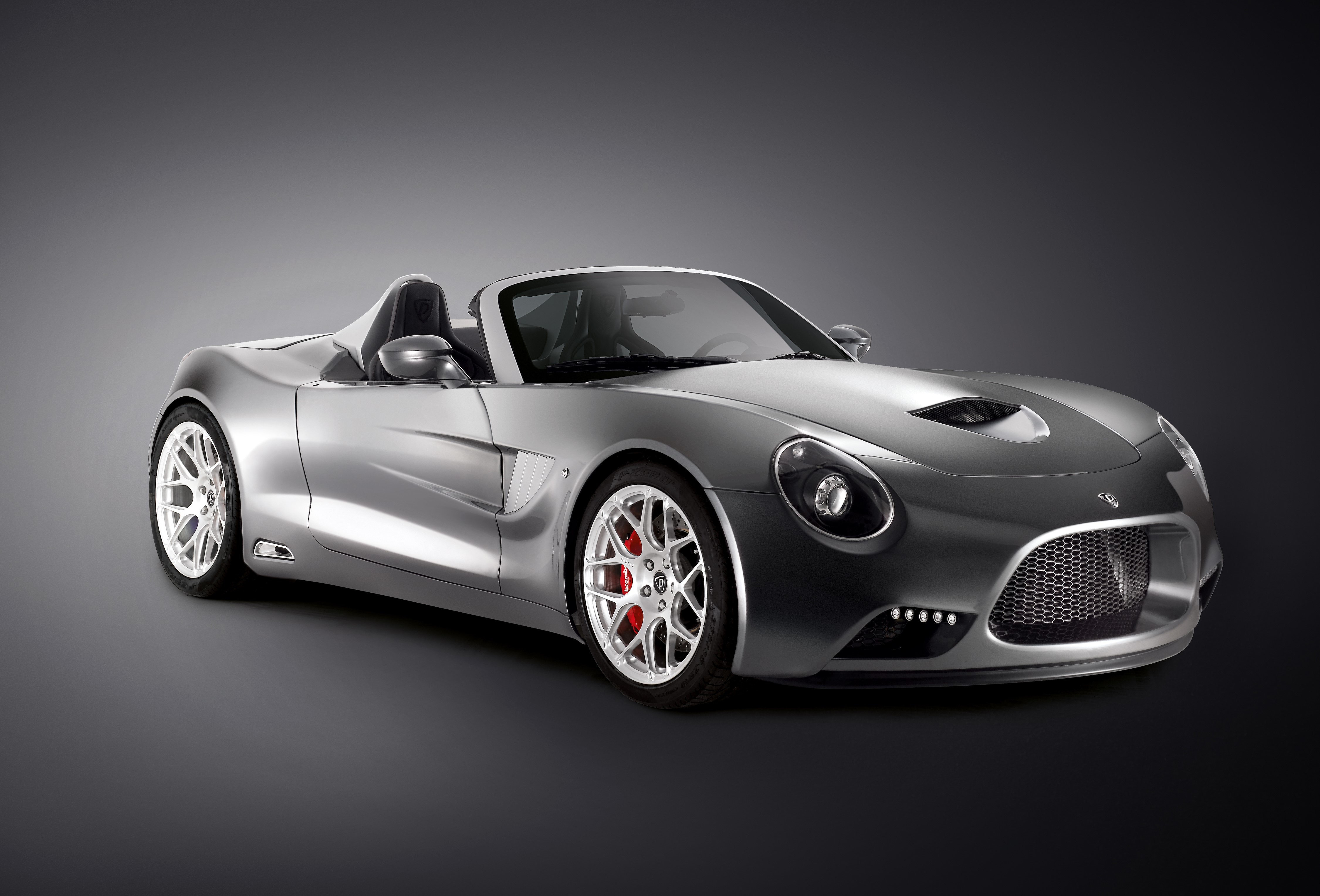 4K 2015 Puritalia Silver Cabriolet HD Wallpaper