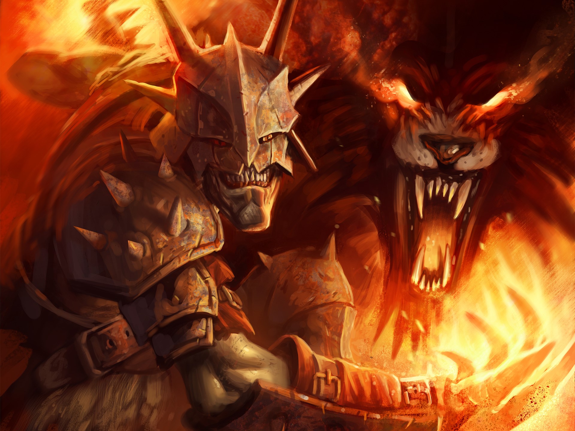 Guardians of Middle Earth Lugbol Monsters Magic Armor HD Wallpaper