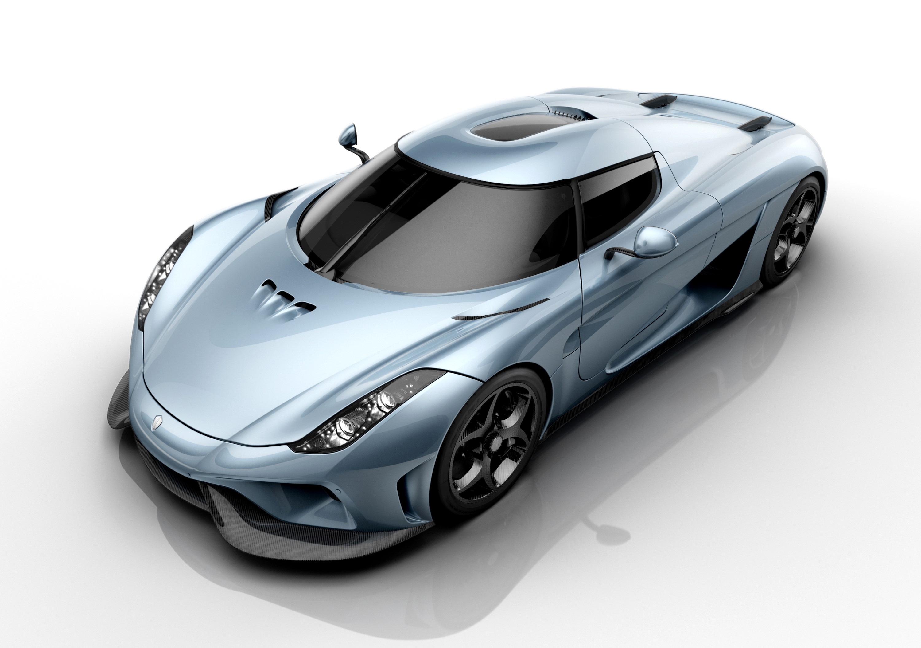 Silver Koenigsegg Regera Luxury Sports Car HD Wallpaper