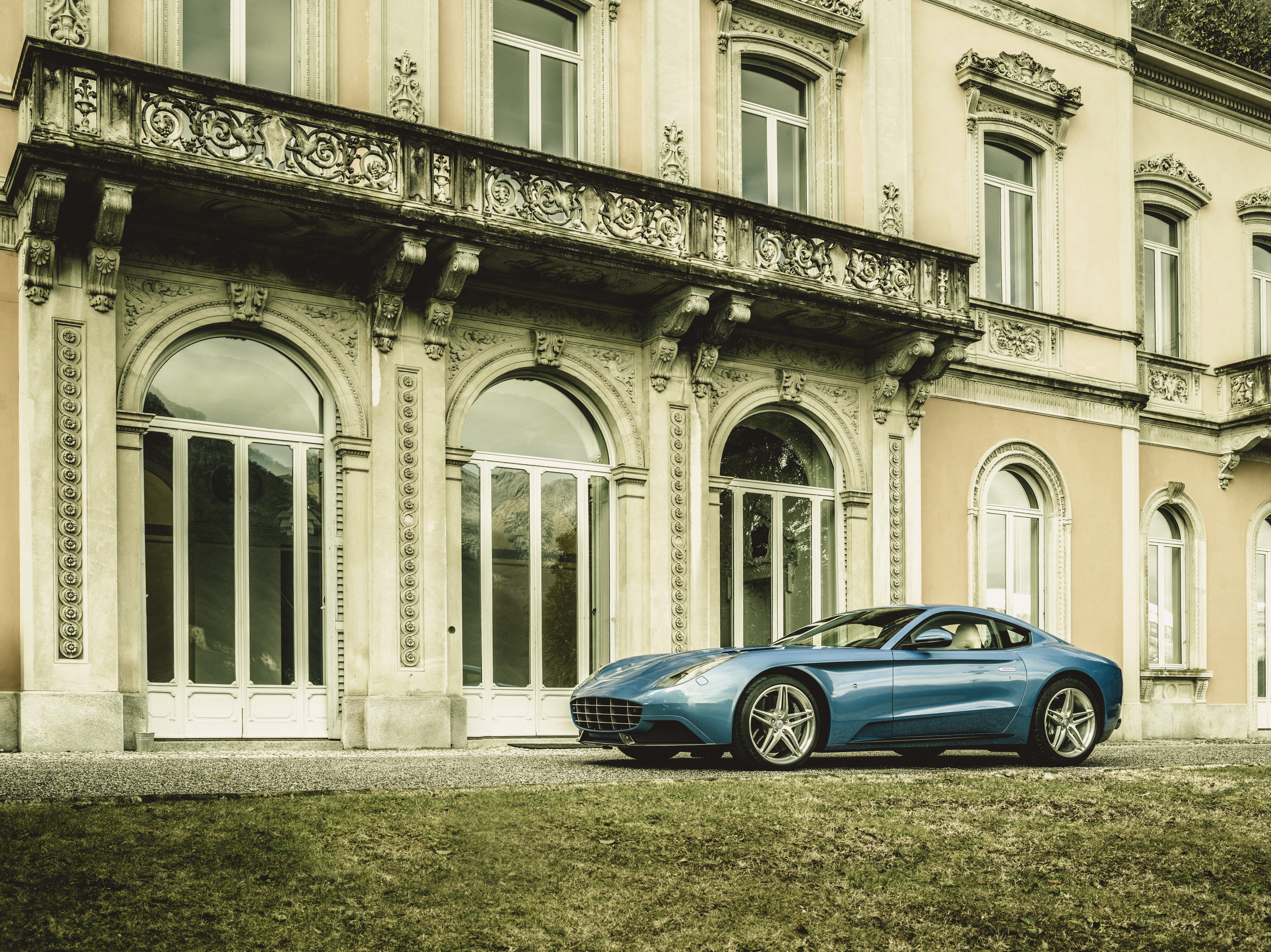 Light Blue 2015 Carrozzeria Touring Berlinetta Lusso HD Wallpaper