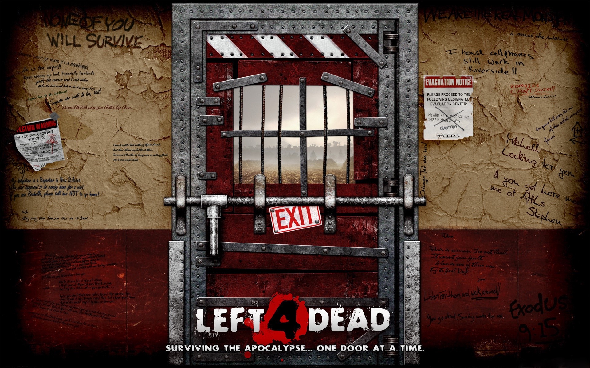 Left 4 Dead video game poster HD Wallpaper