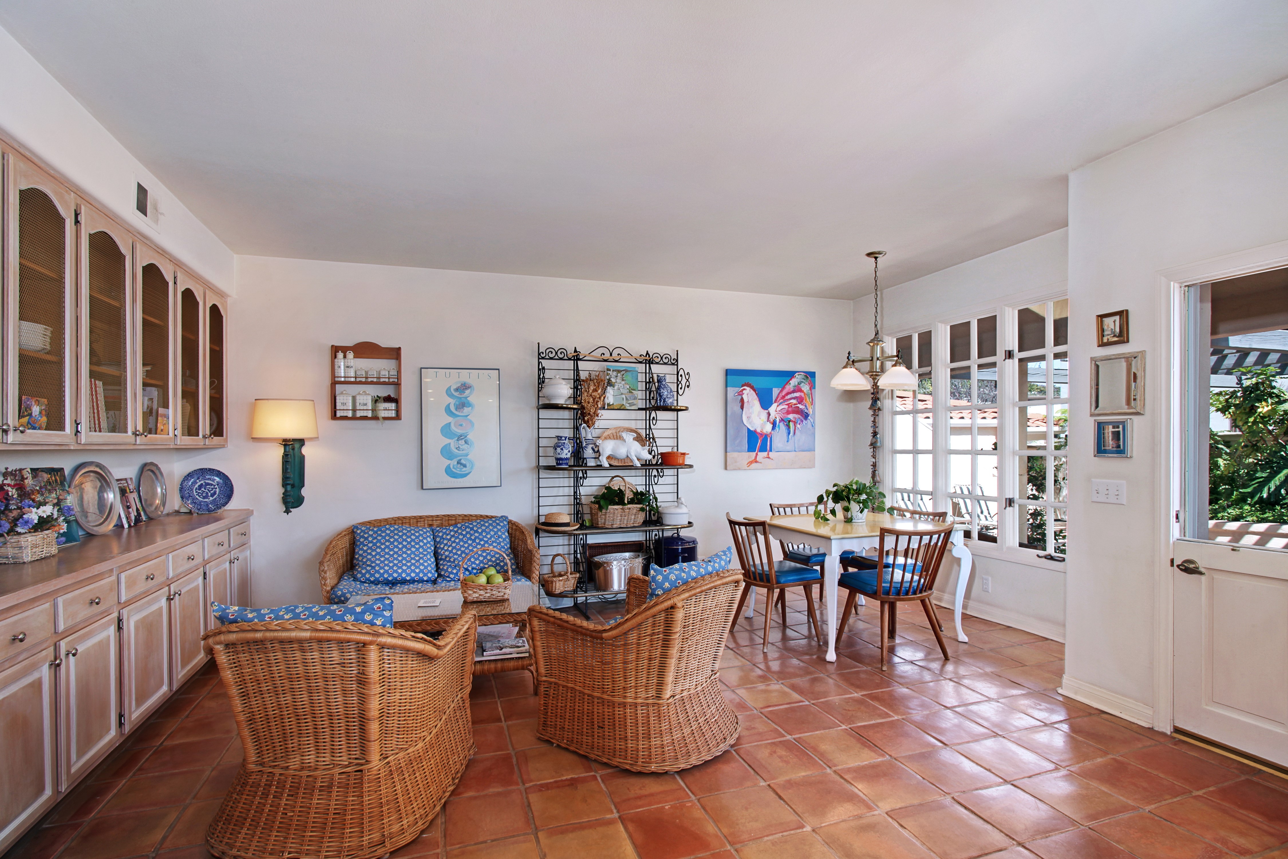 Interior Design of a Living Room and Dining Area HD Wallpaper