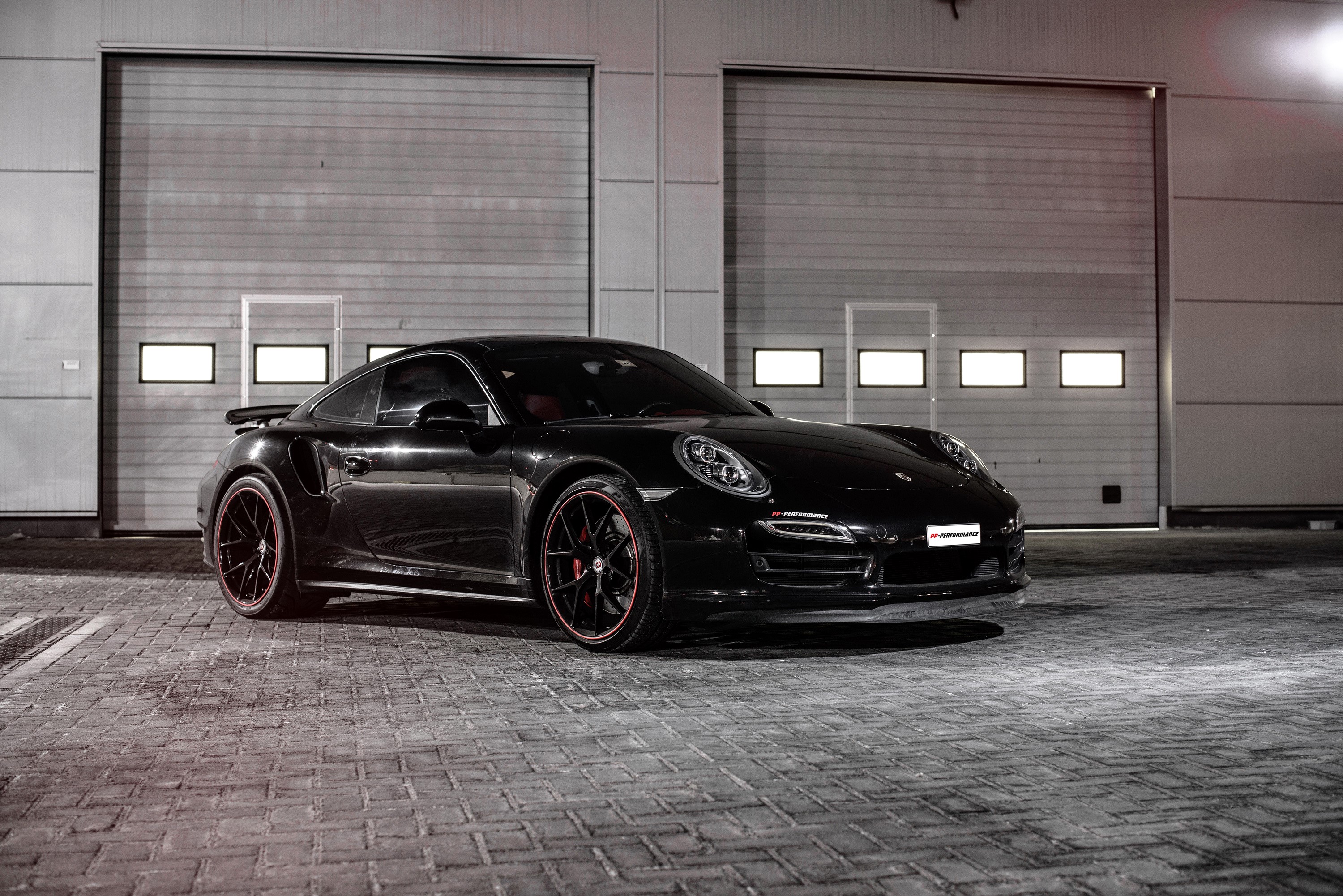 Black 2015 Porsche 911 Turbo (991) Metallic HD Wallpaper