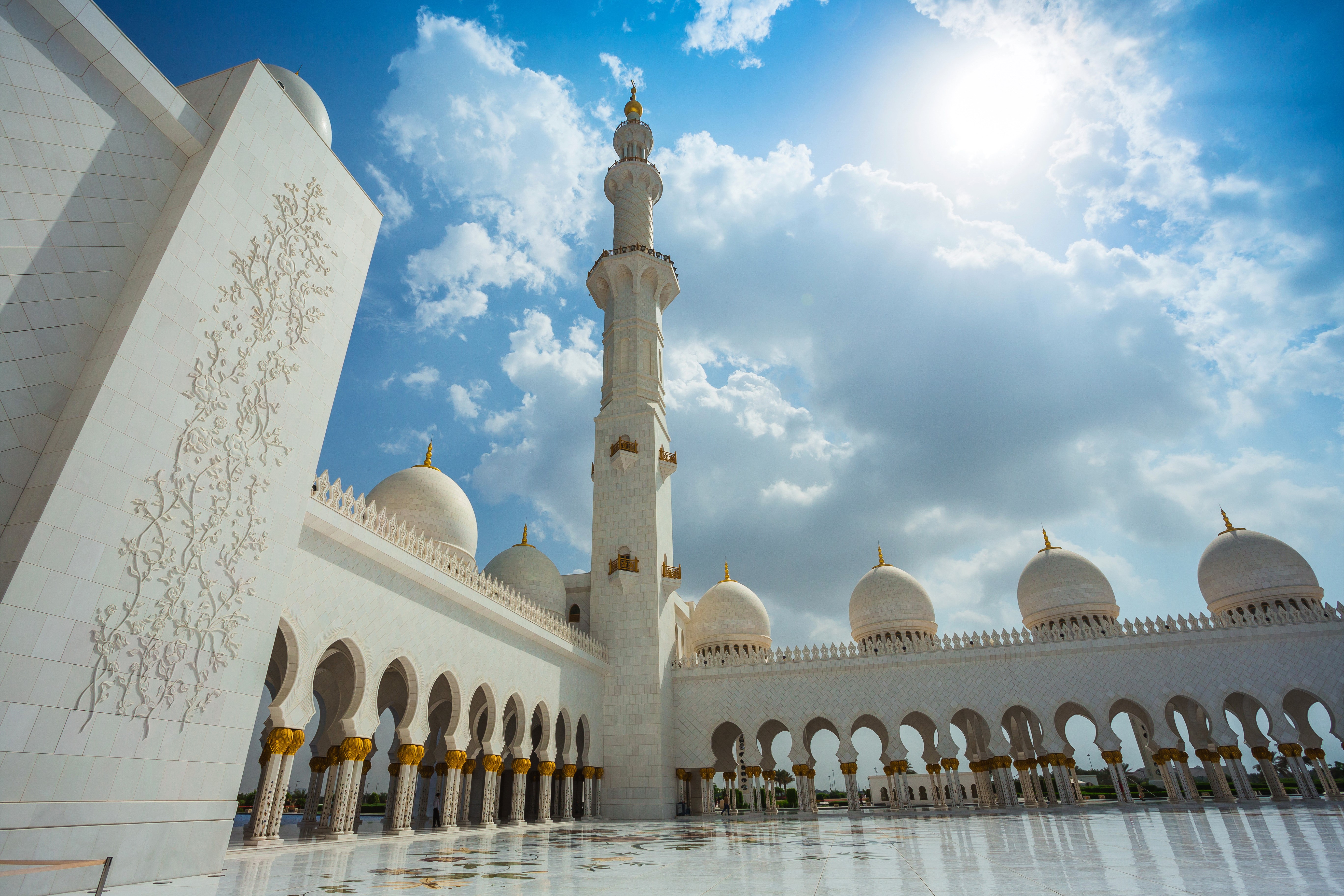 Sheikh Zayed Grand Mosque, Abu Dhabi, UAE HD Wallpaper