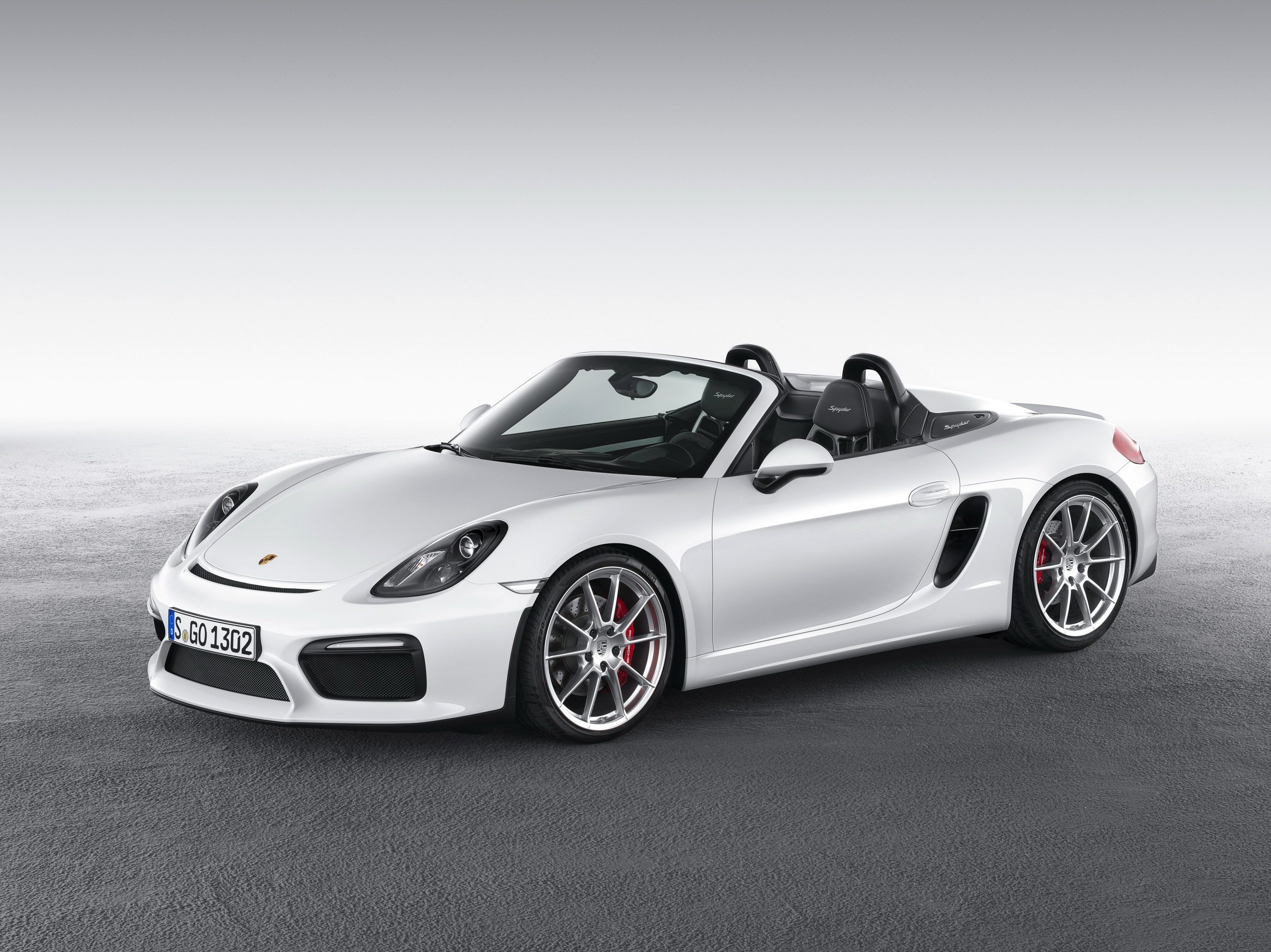 White 2015 Porsche Boxster Cabriolet HD Wallpaper