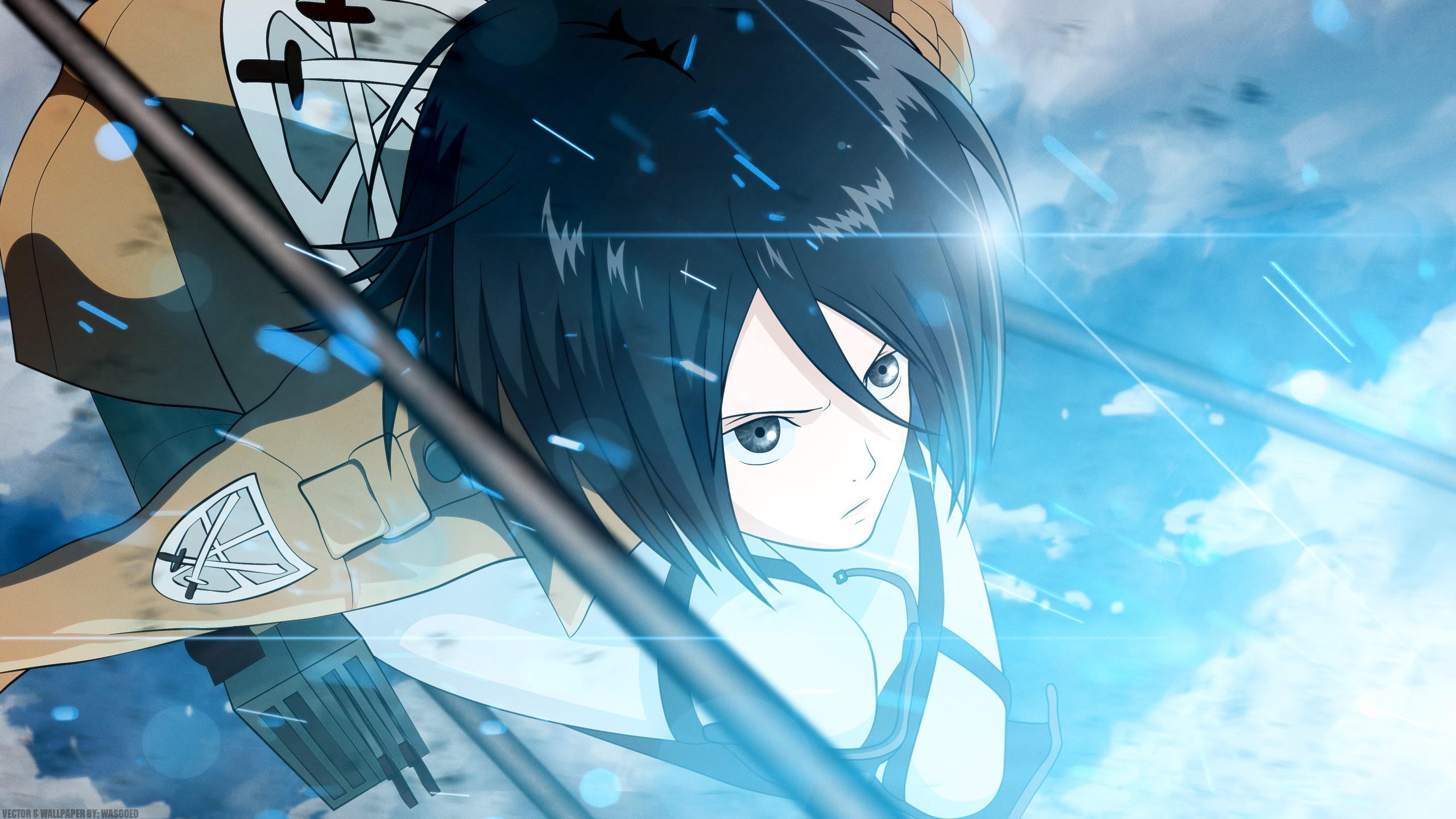 Mikasa Ackerman from Attack on Titan HD Wallpaper