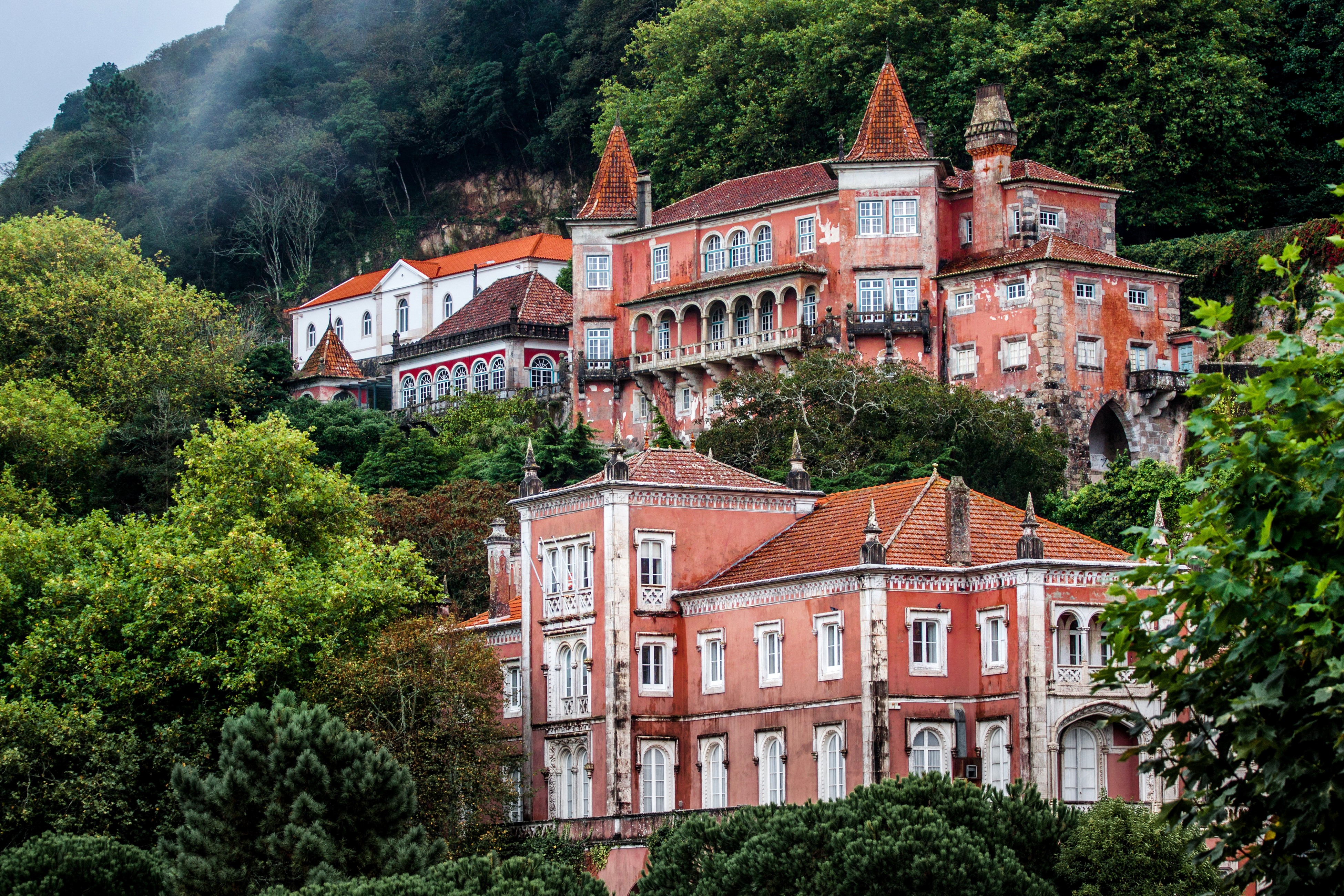 4K Portugal Sintra Palace HD Wallpaper