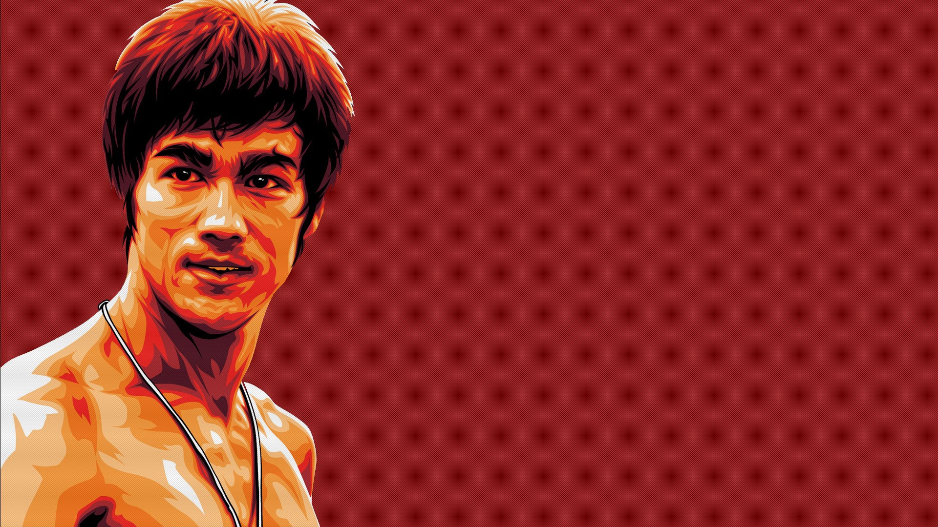Bruce Lee portrait HD Wallpaper