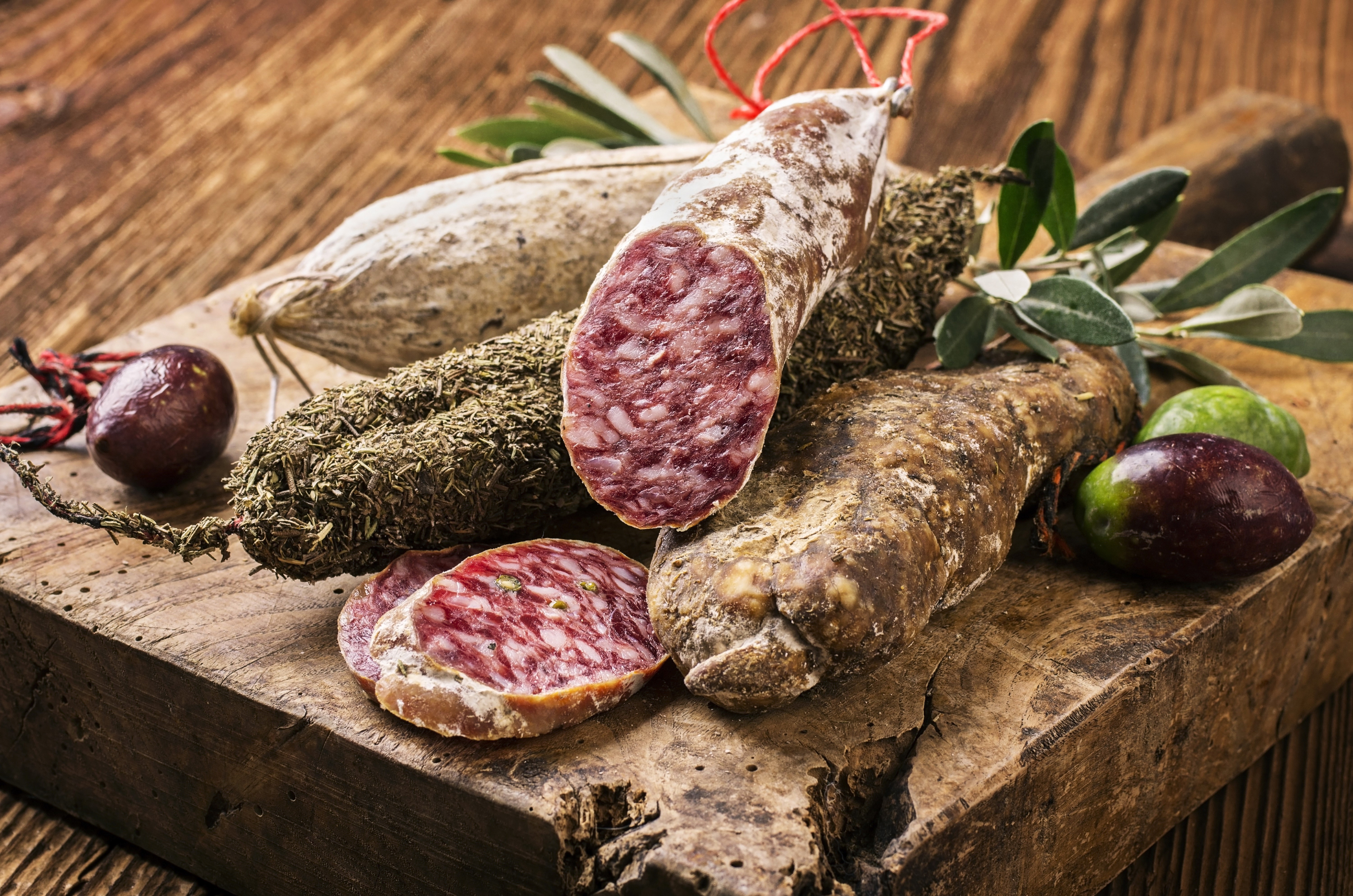 Meat products, Sausage, 4K HD Wallpaper