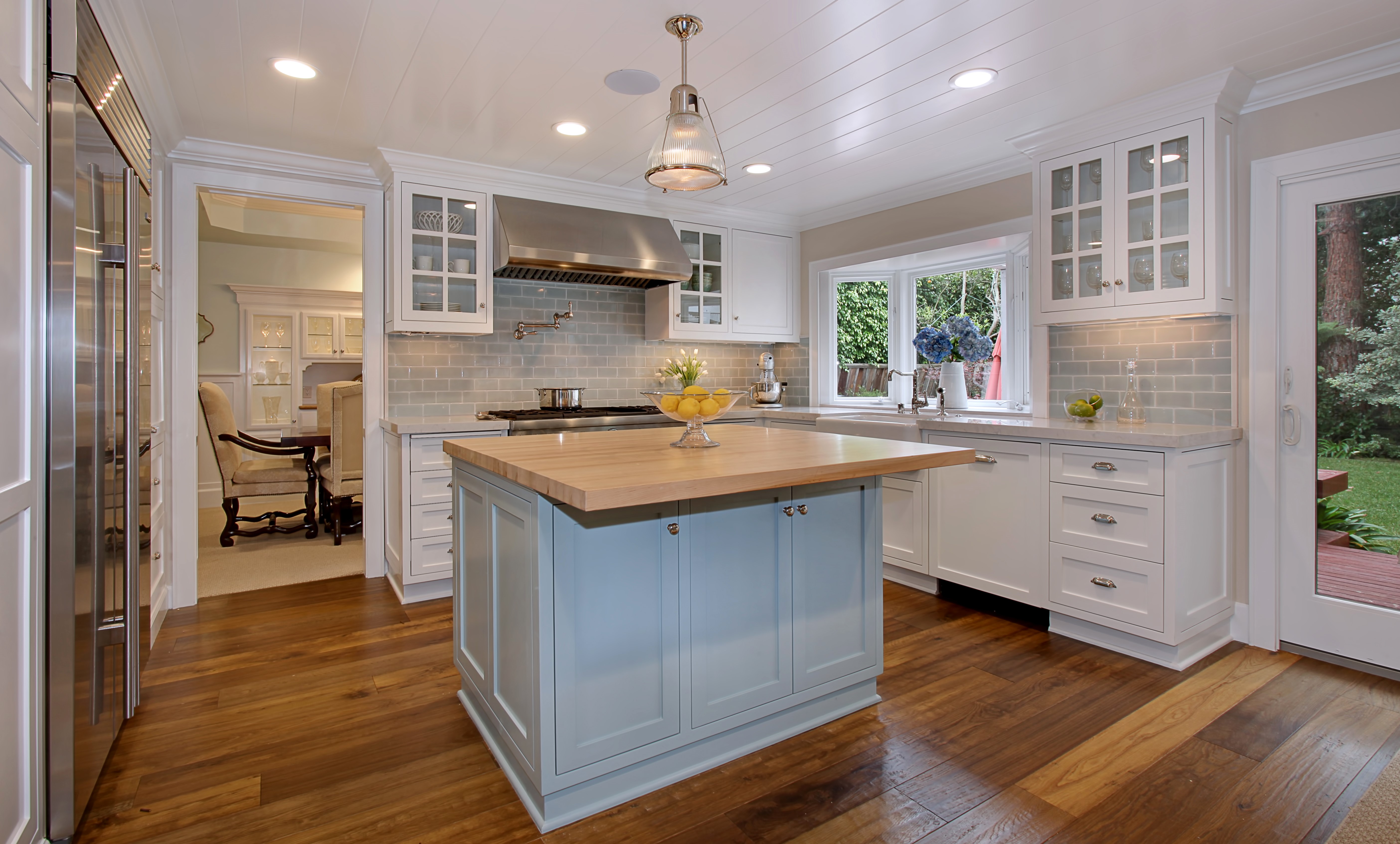 Interior Design Kitchen with Lamp HD Wallpaper