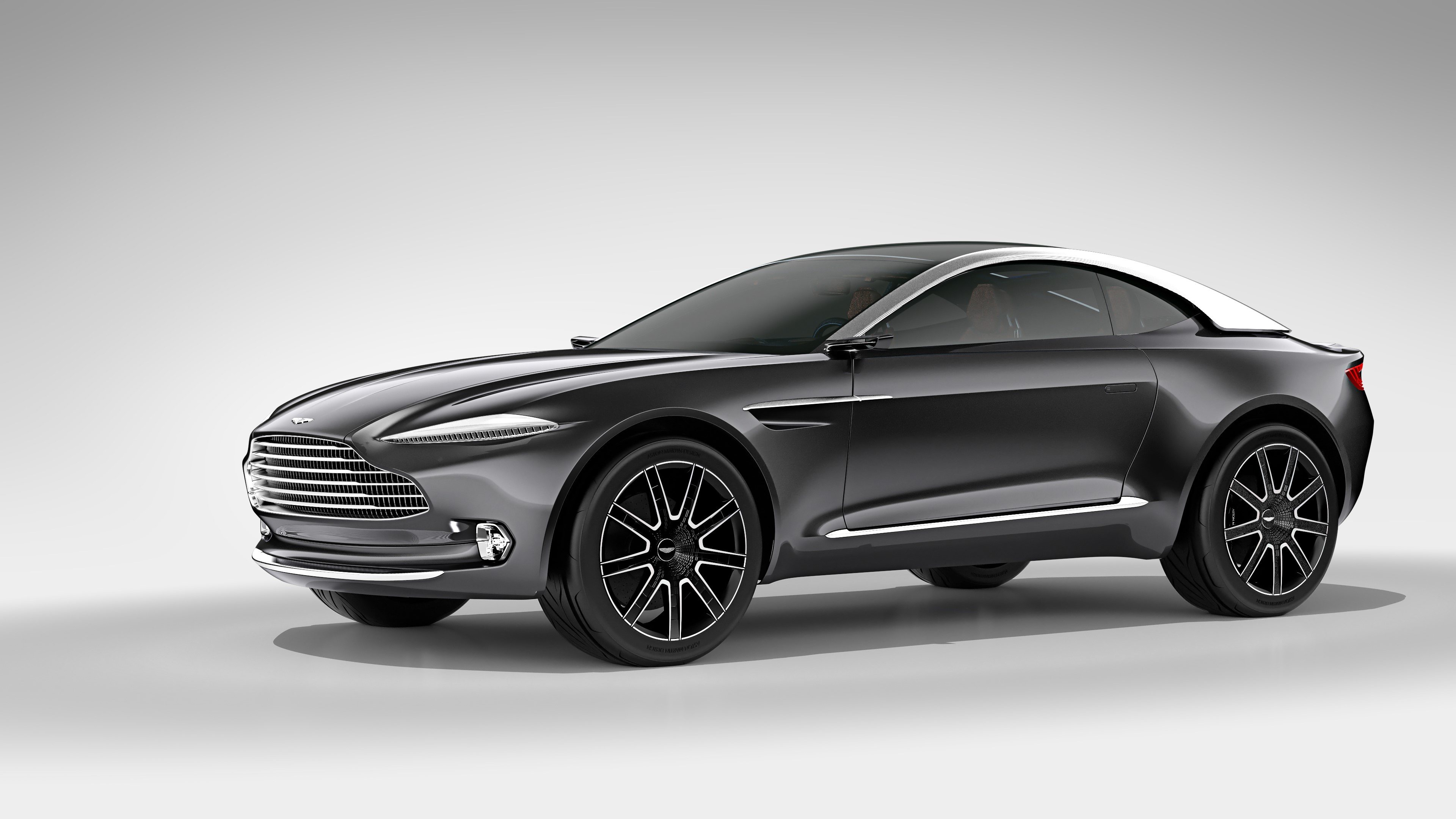 4K 2015 Aston Martin DBX Concept Car Side View HD Wallpaper