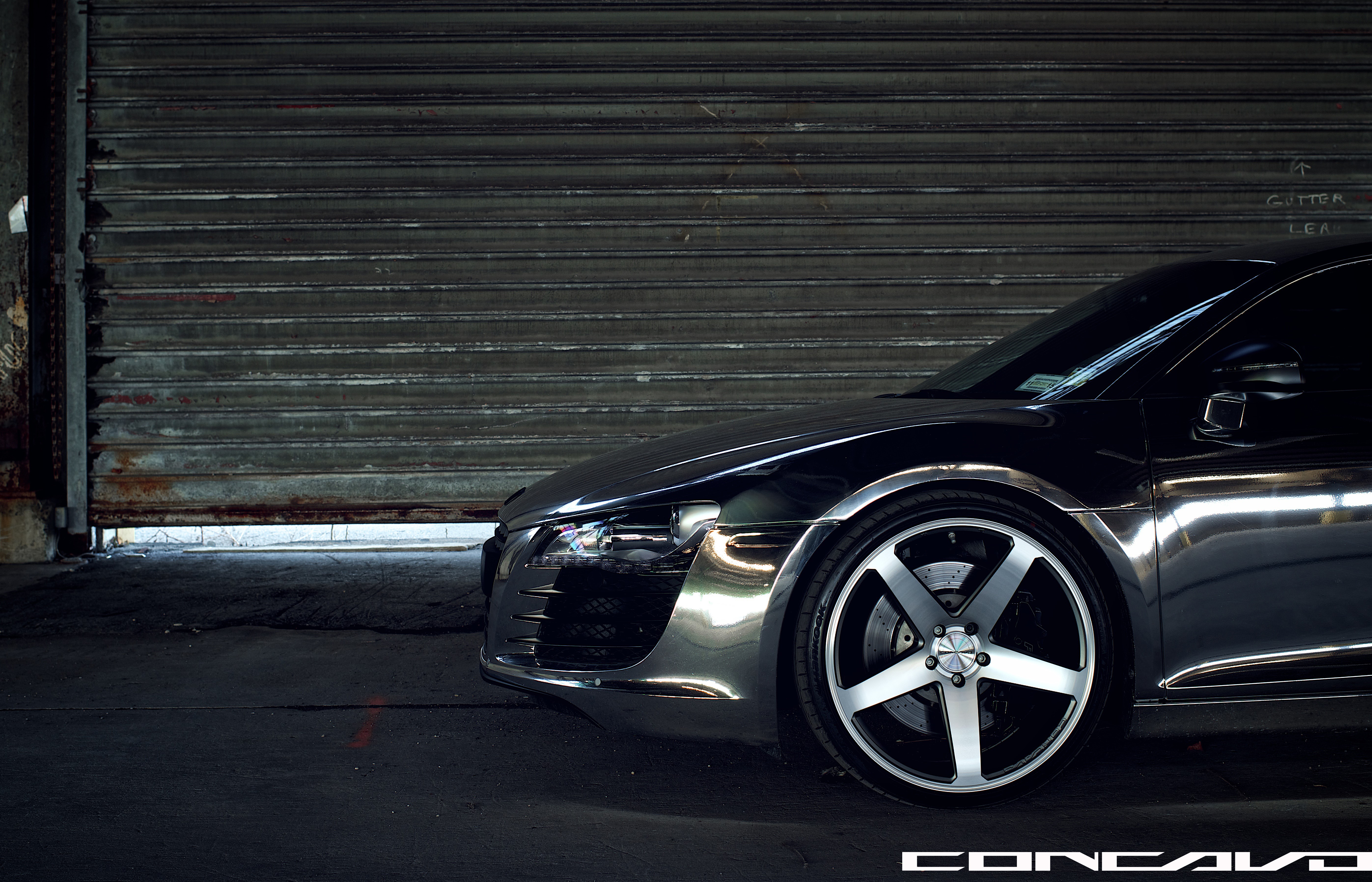 Audi R8 CW-5 Concavo Wheels HD Wallpaper