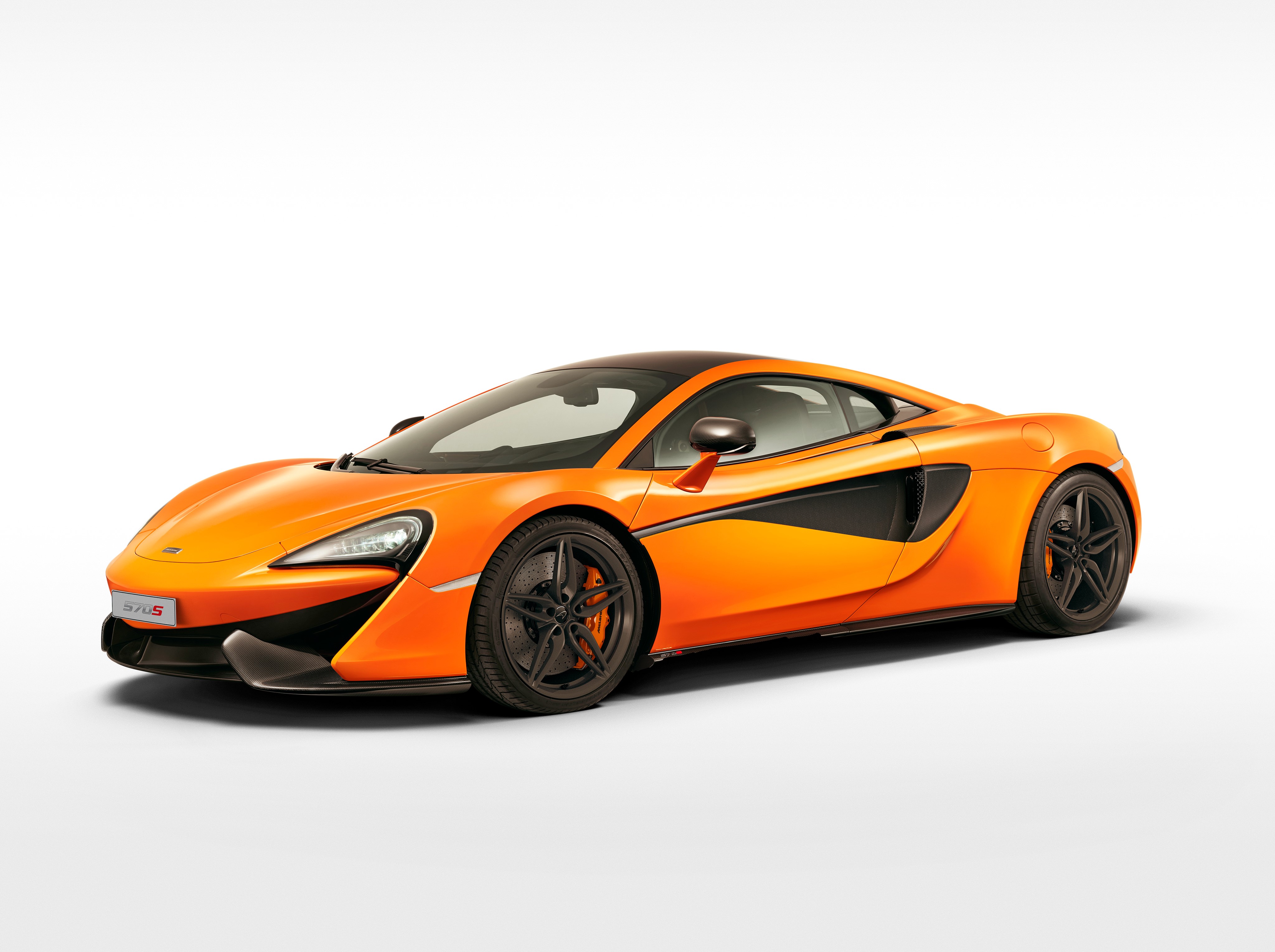 Orange McLaren 570S Coupe HD Wallpaper