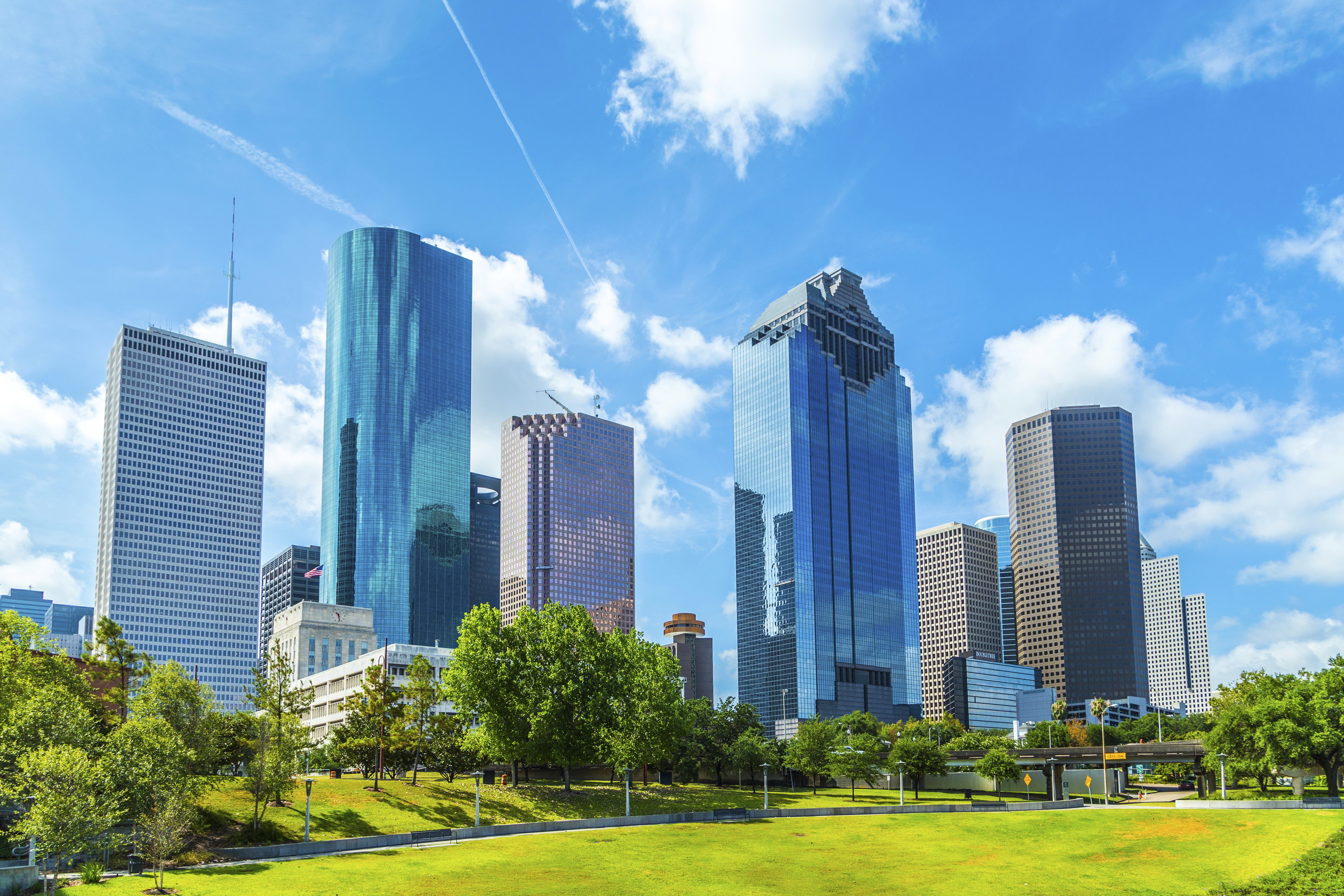 Houston Skyscrapers in Texas, USA HD Wallpaper
