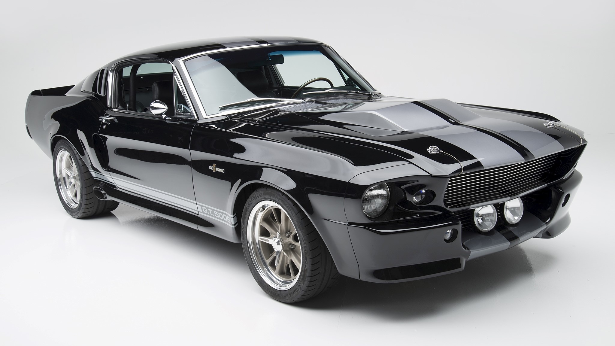 Black 2013 Unique Performance Shelby GT500 HD Wallpaper
