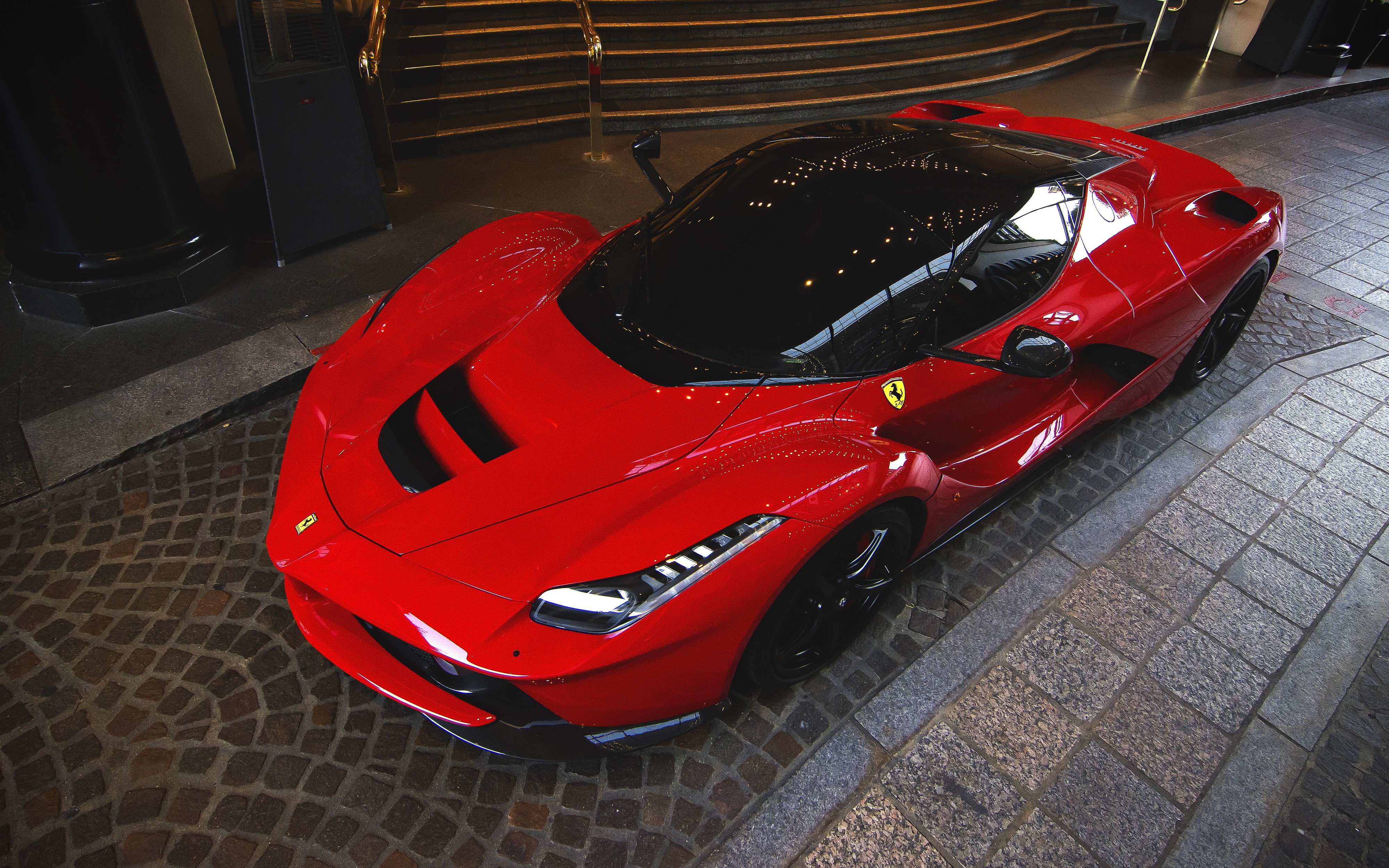 4K Red LaFerrari Supercar by Ferrari HD Wallpaper