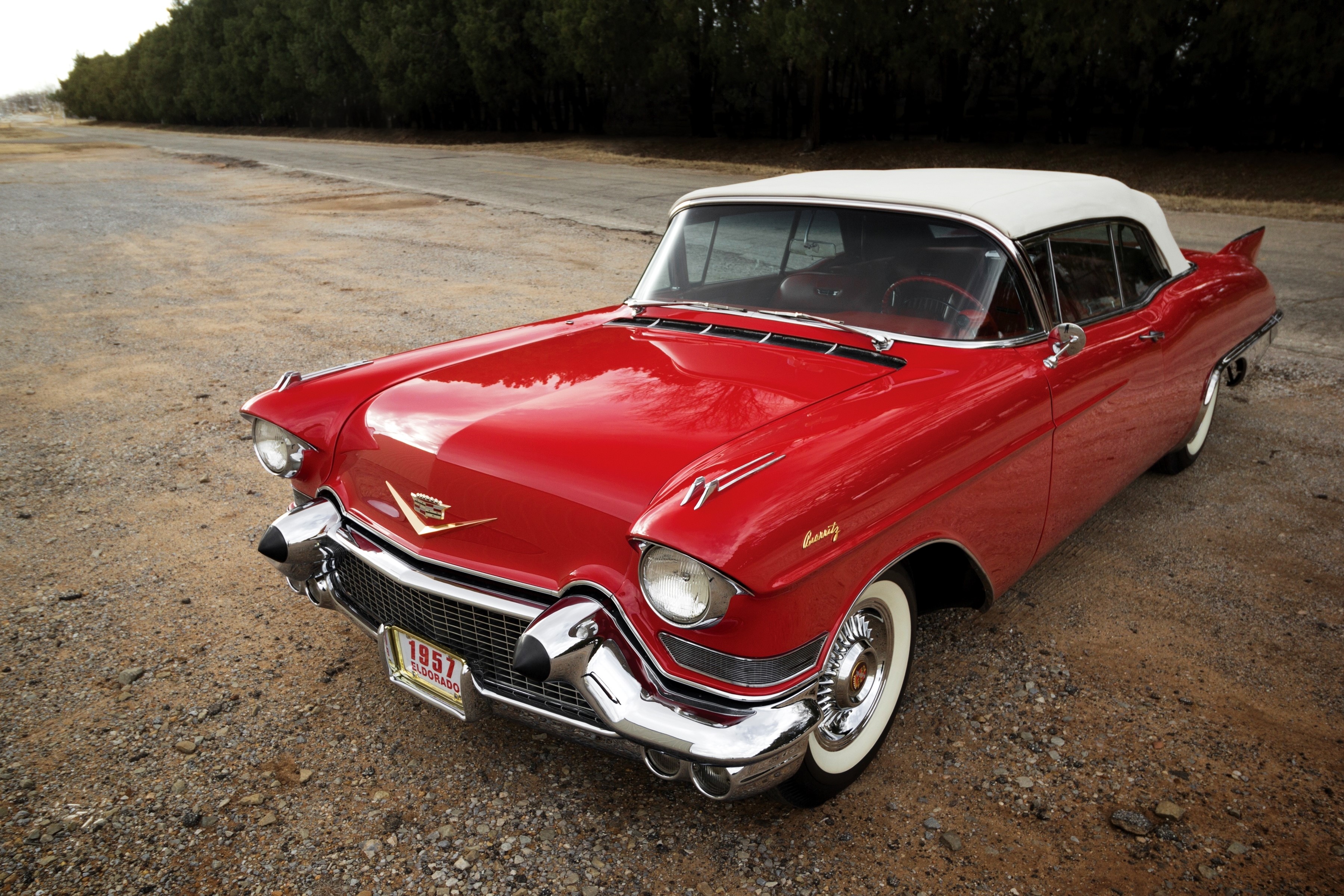1957 Cadillac Eldorado Biarritz Convertible HD Wallpaper