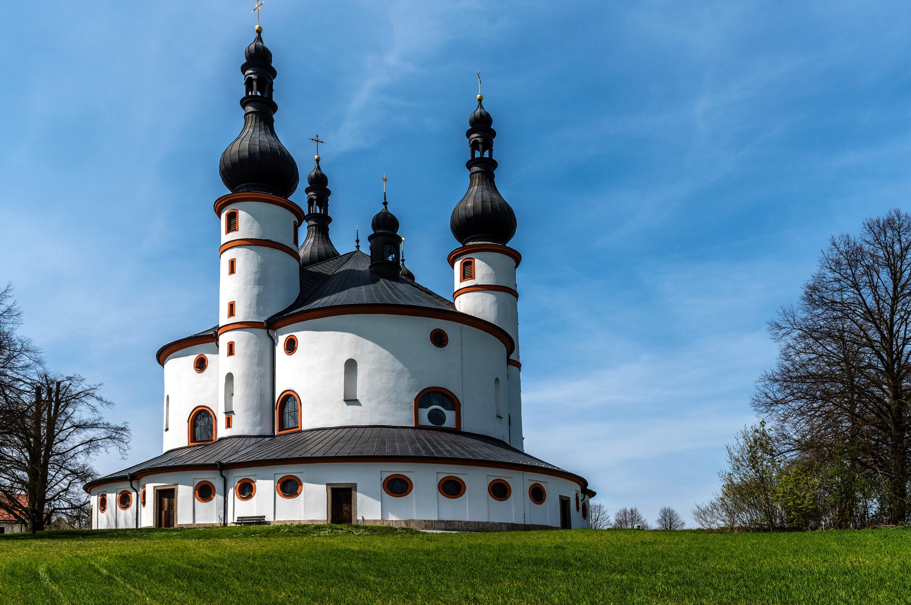 Pilgrimage Church of the Visitation of the Virgin Mary, Waldsassen, Germany HD Wallpaper