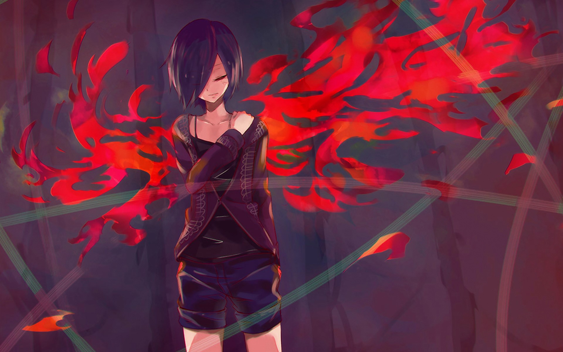 Kirishima Touka from Tokyo Ghoul HD Wallpaper