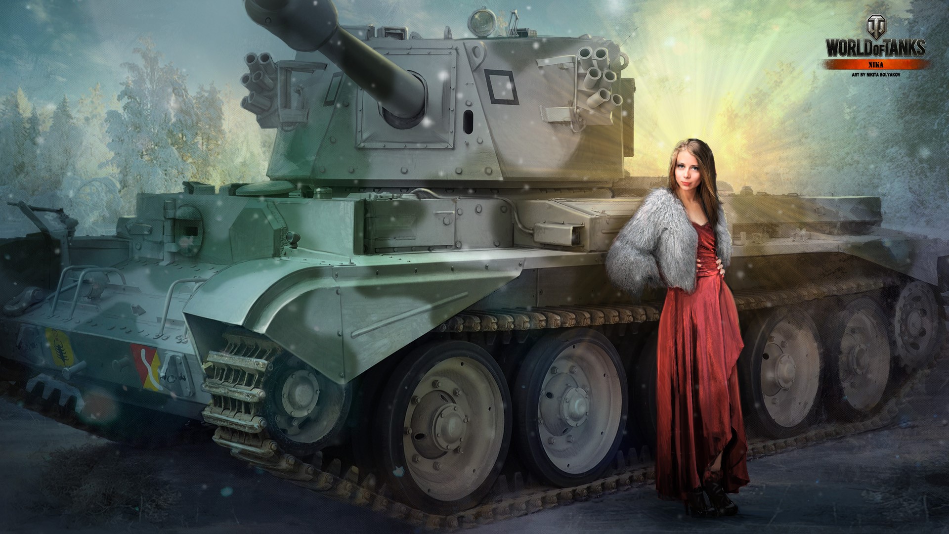 World of Tanks painting by Nikita Bolyakov HD Wallpaper