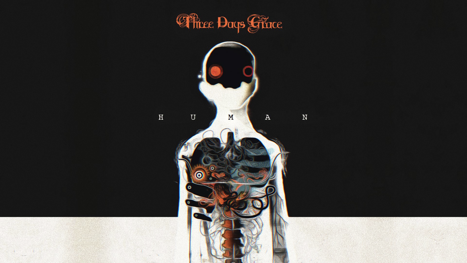 Three Days Grace Human album cover HD Wallpaper
