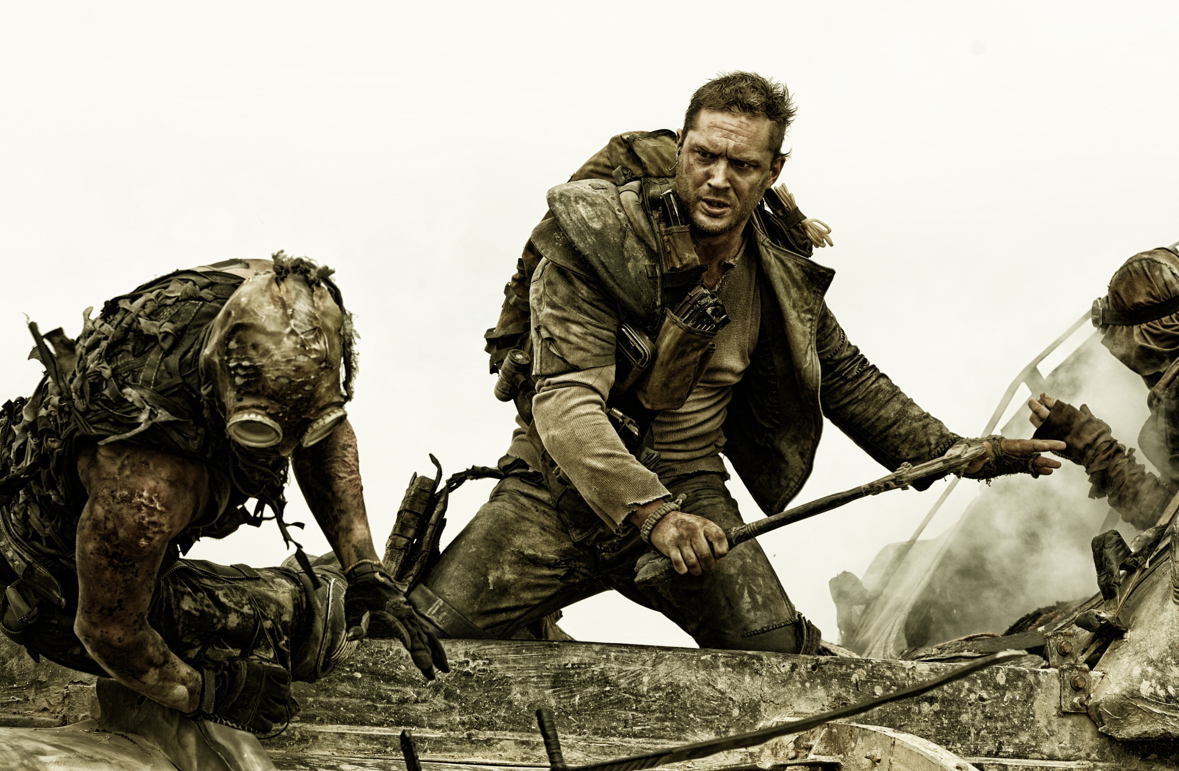 Max Rockatansky from Mad Max: Fury Road with a warrior HD Wallpaper