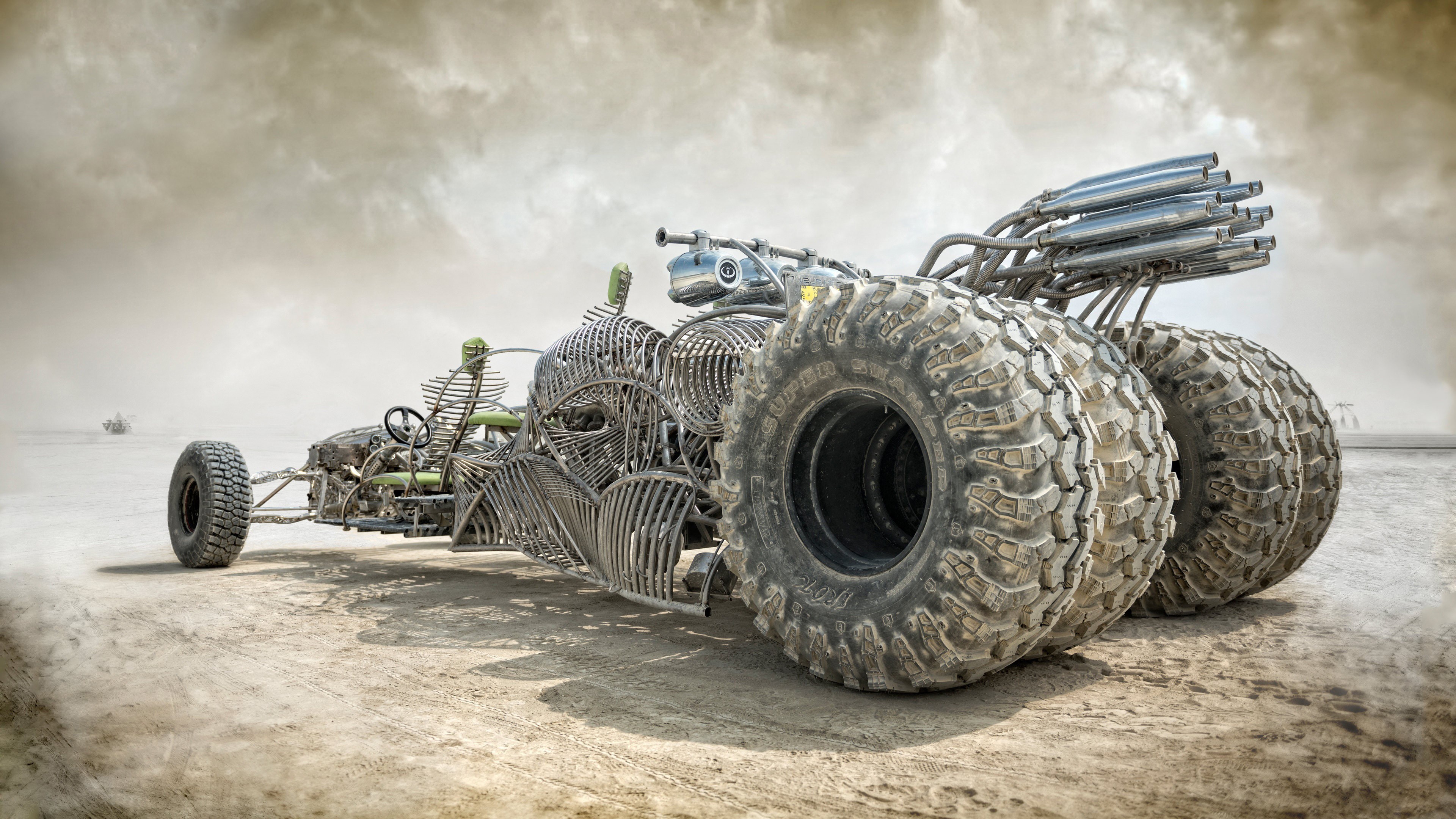 4K Mad Max Fury Road Desert Car HD Wallpaper