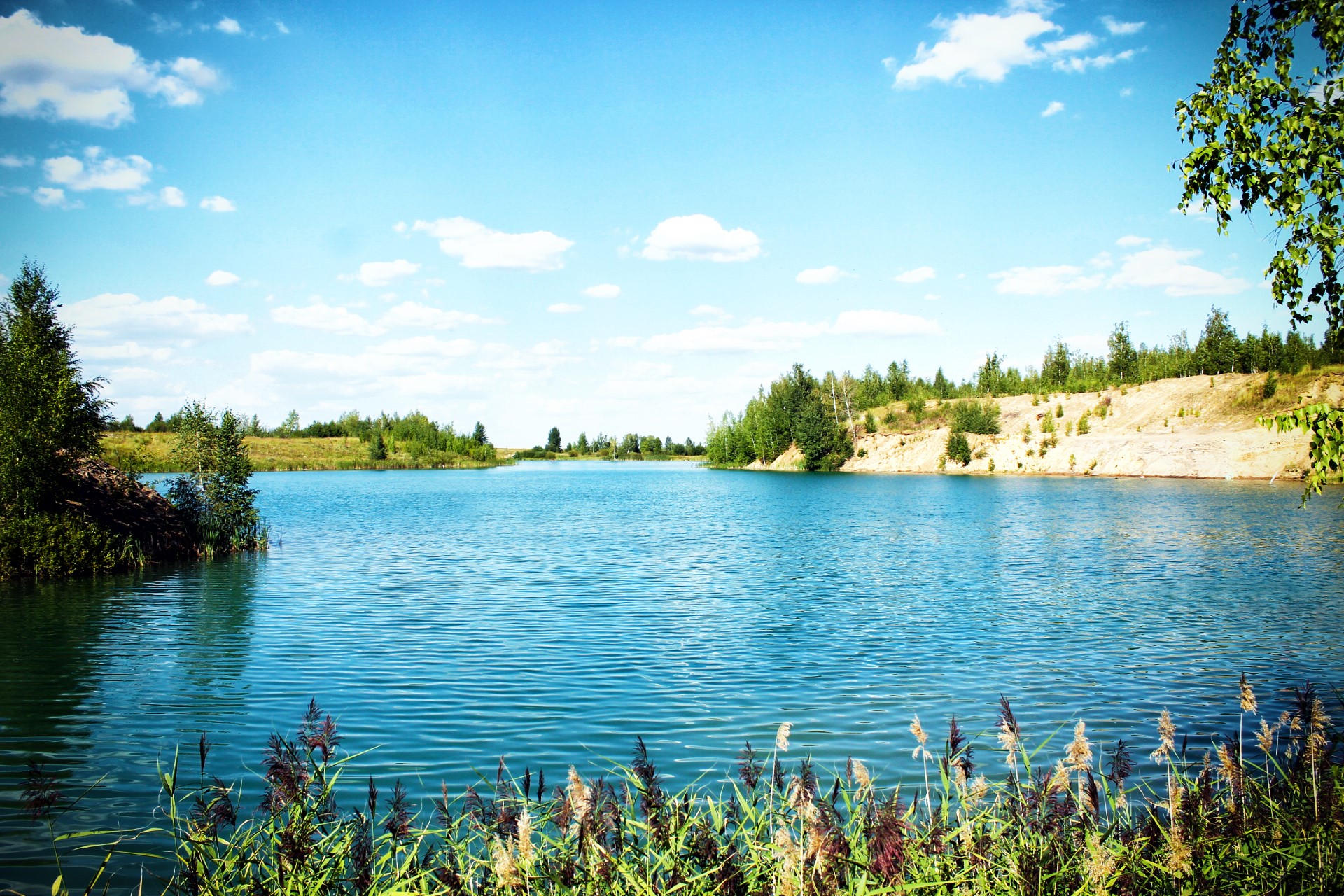 Lake in Tula region, Russia HD Wallpaper