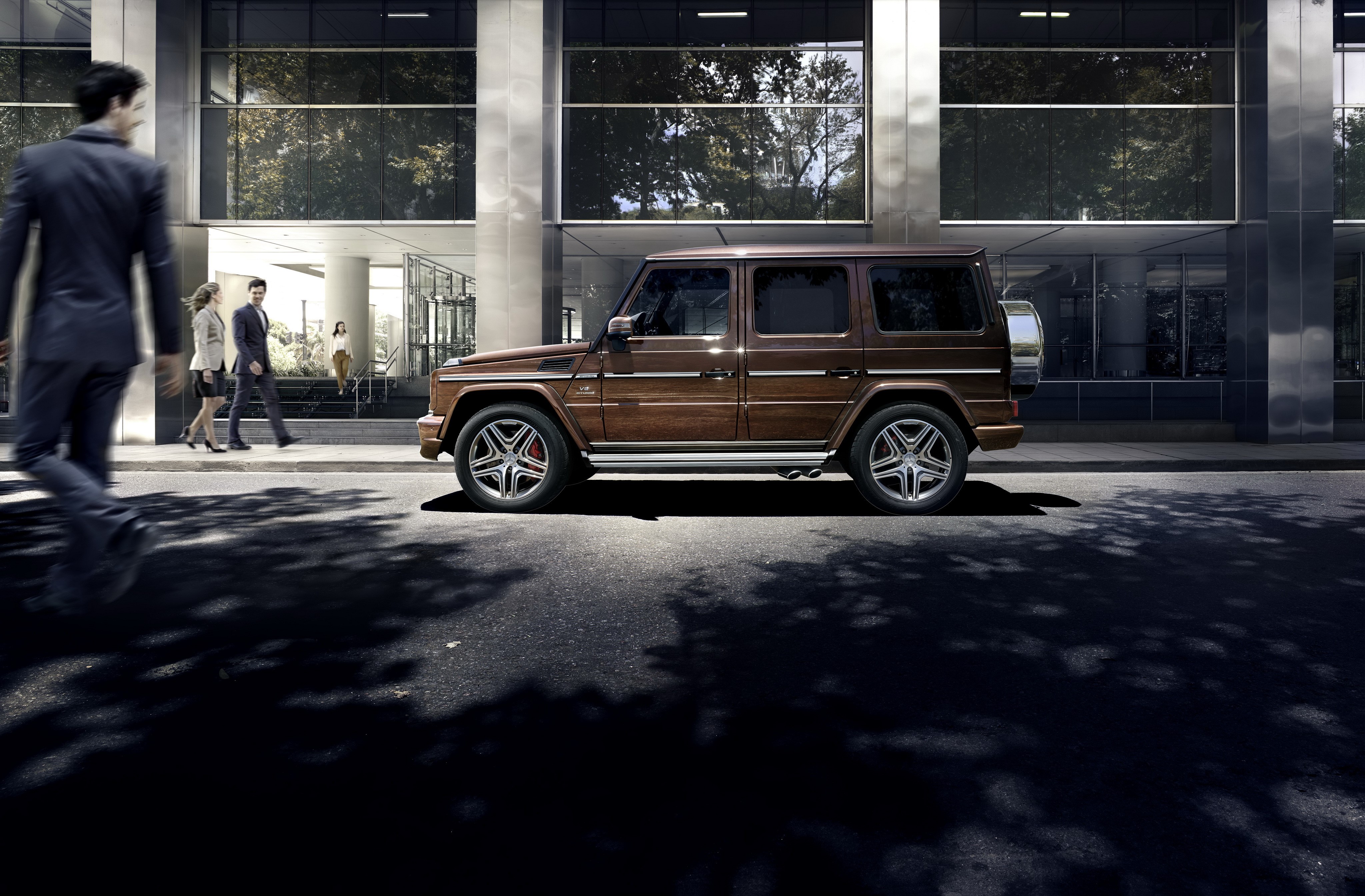 2015 AMG G 63 W463 Mercedes-Benz Side HD Wallpaper