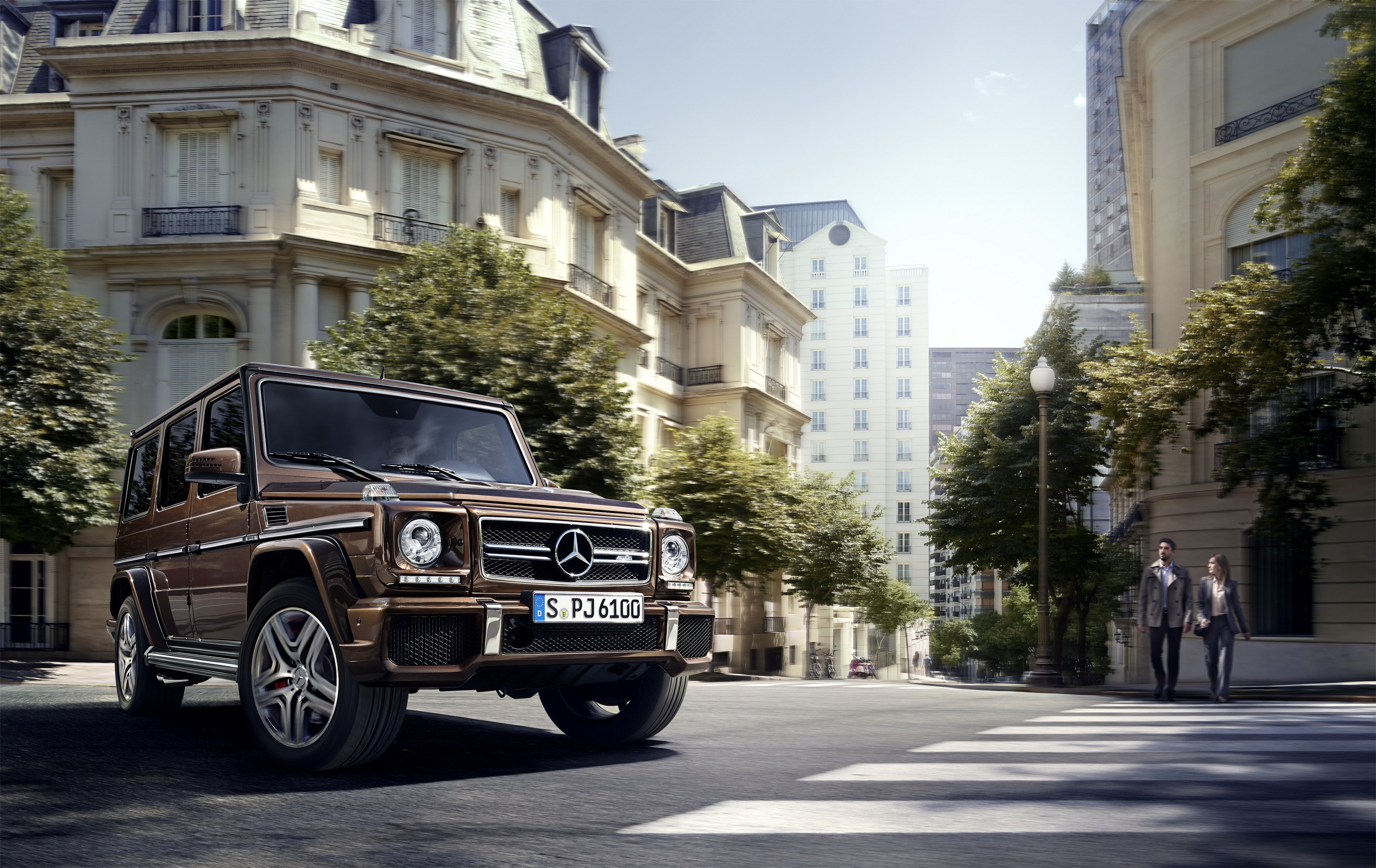 4K 2015 Mercedes-Benz AMG G 63 W463 Street HD Wallpaper