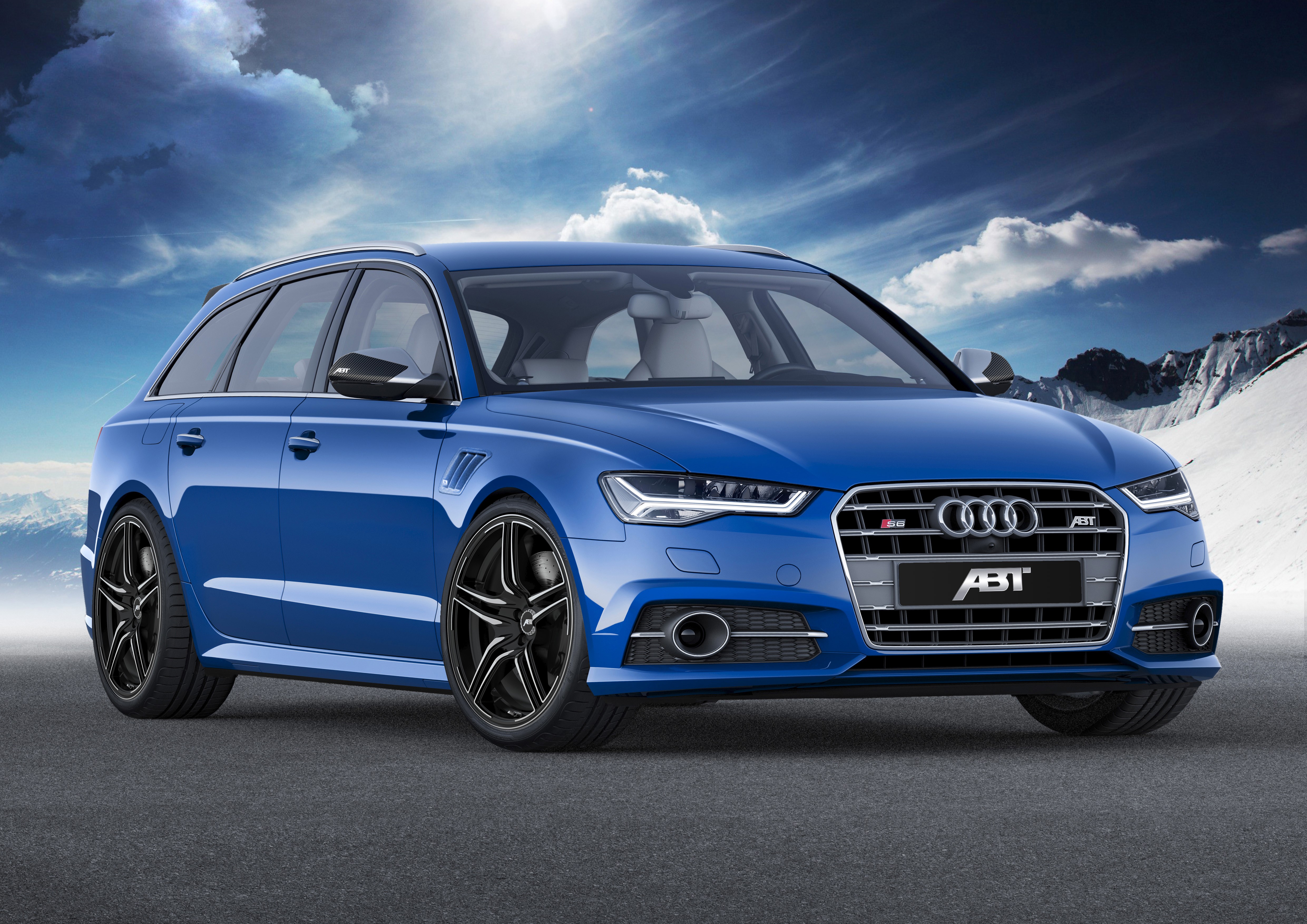4K 2015 Audi S6 Avant by Abt HD Wallpaper
