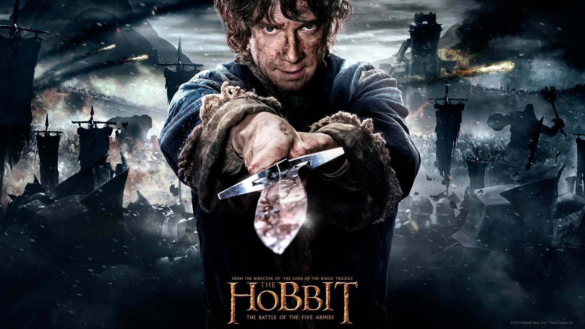Bilbo Baggins from The Hobbit: The Battle of the Five Armies HD Wallpaper