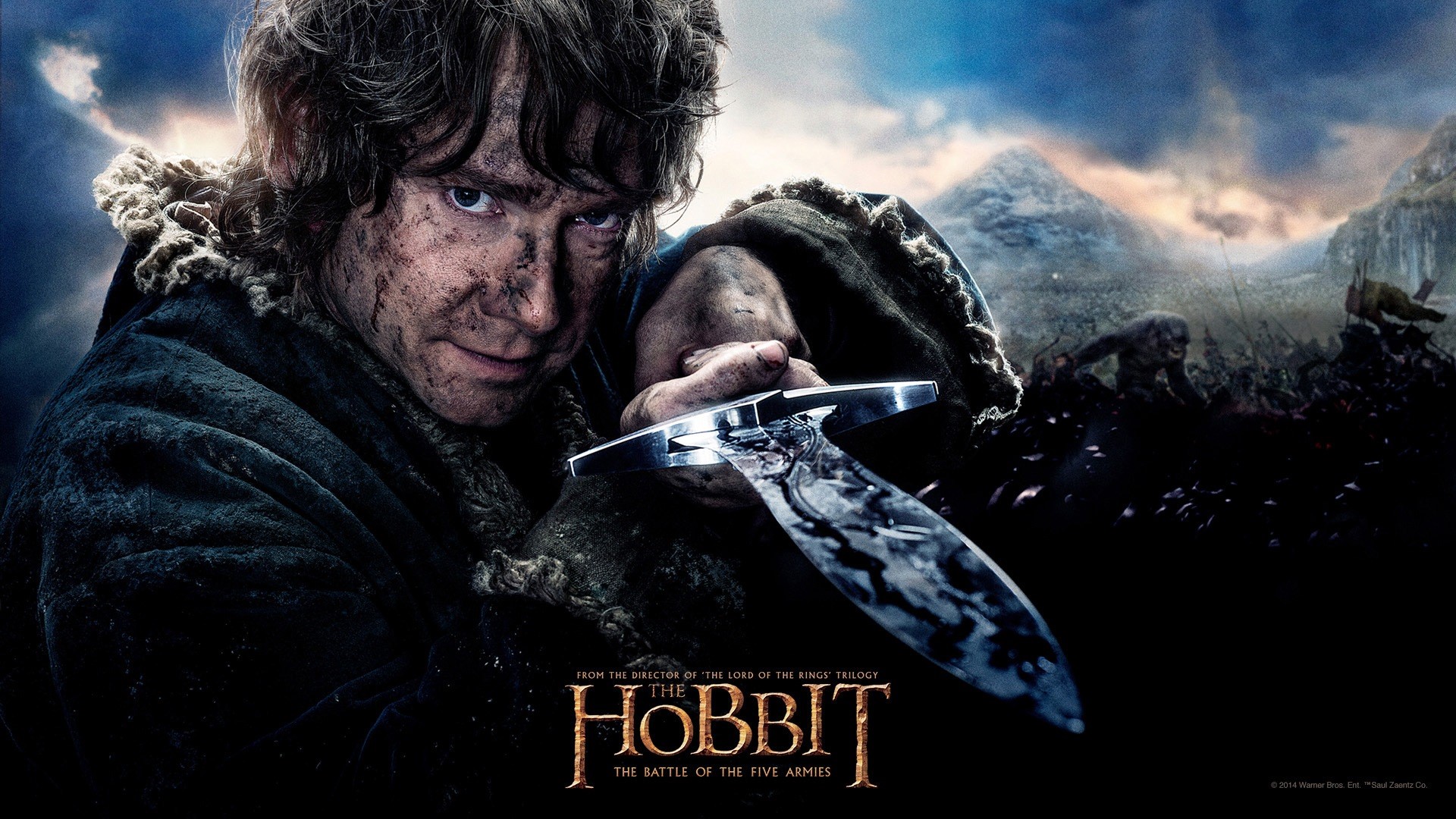 Bilbo Baggins from The Hobbit: The Battle of the Five Armies HD Wallpaper