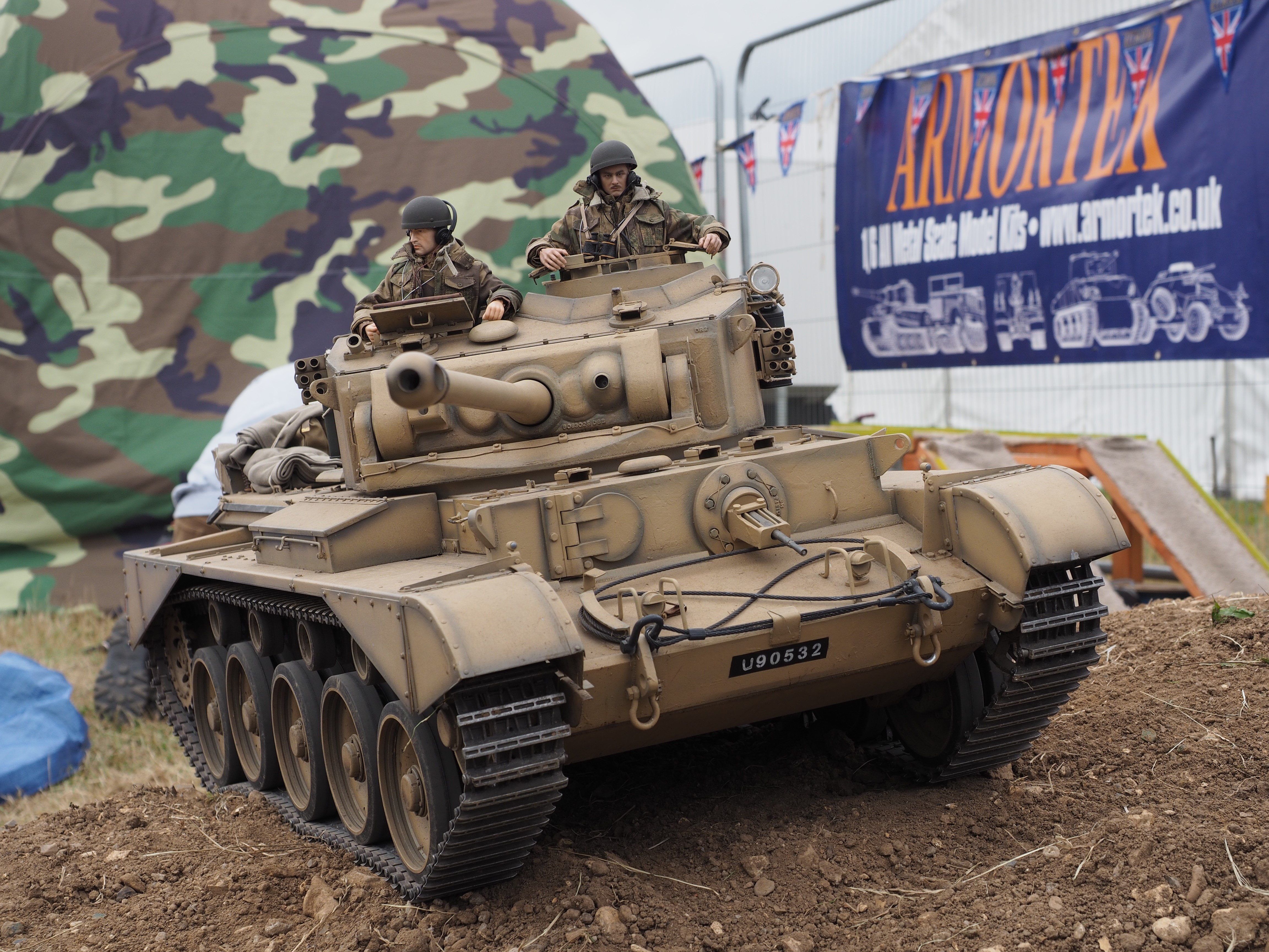 Model Amortek Comet Tank at Tankfest 2015 HD Wallpaper