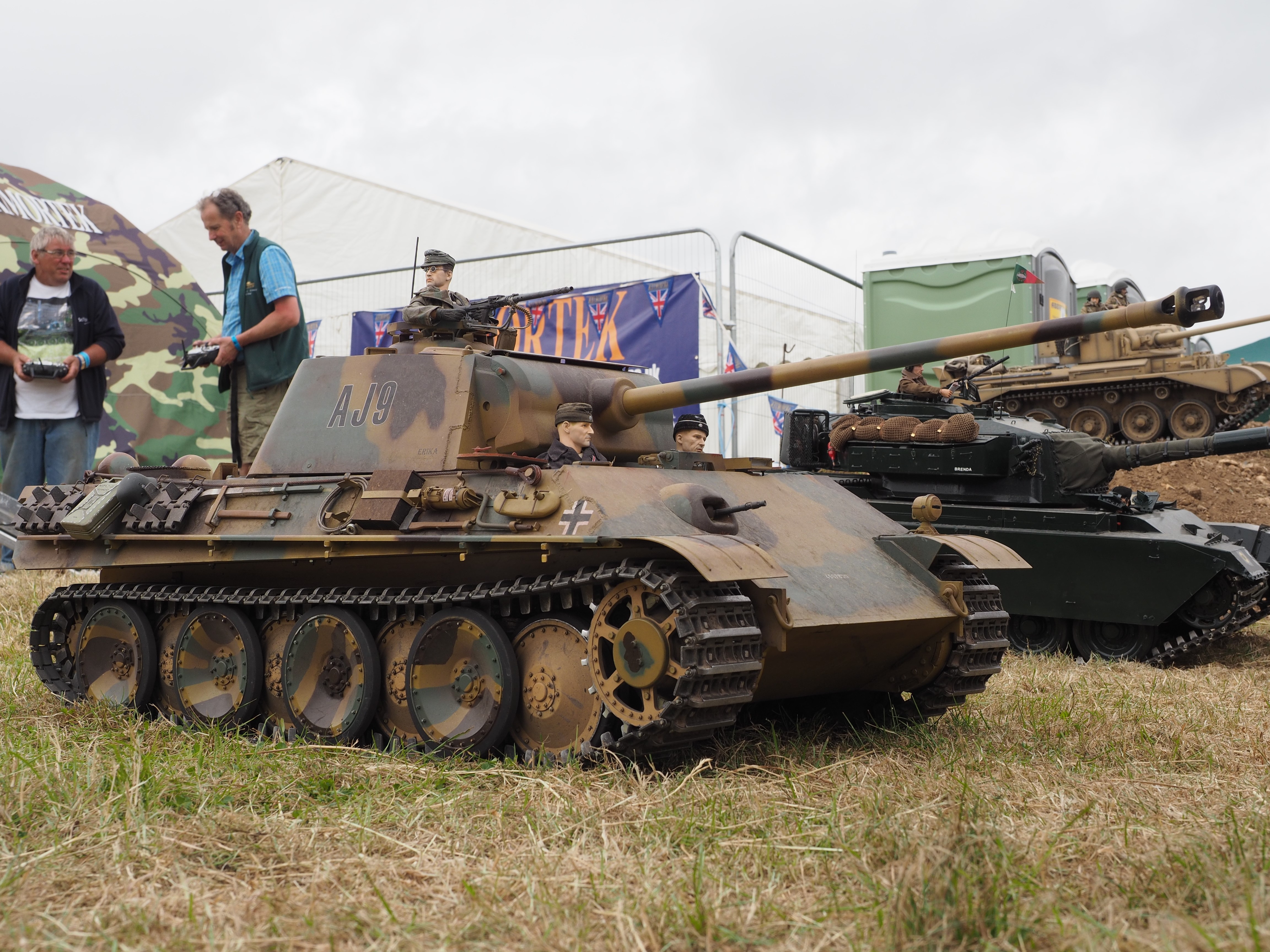 Model Armortek Panther Tank at Tankfest 2015 HD Wallpaper