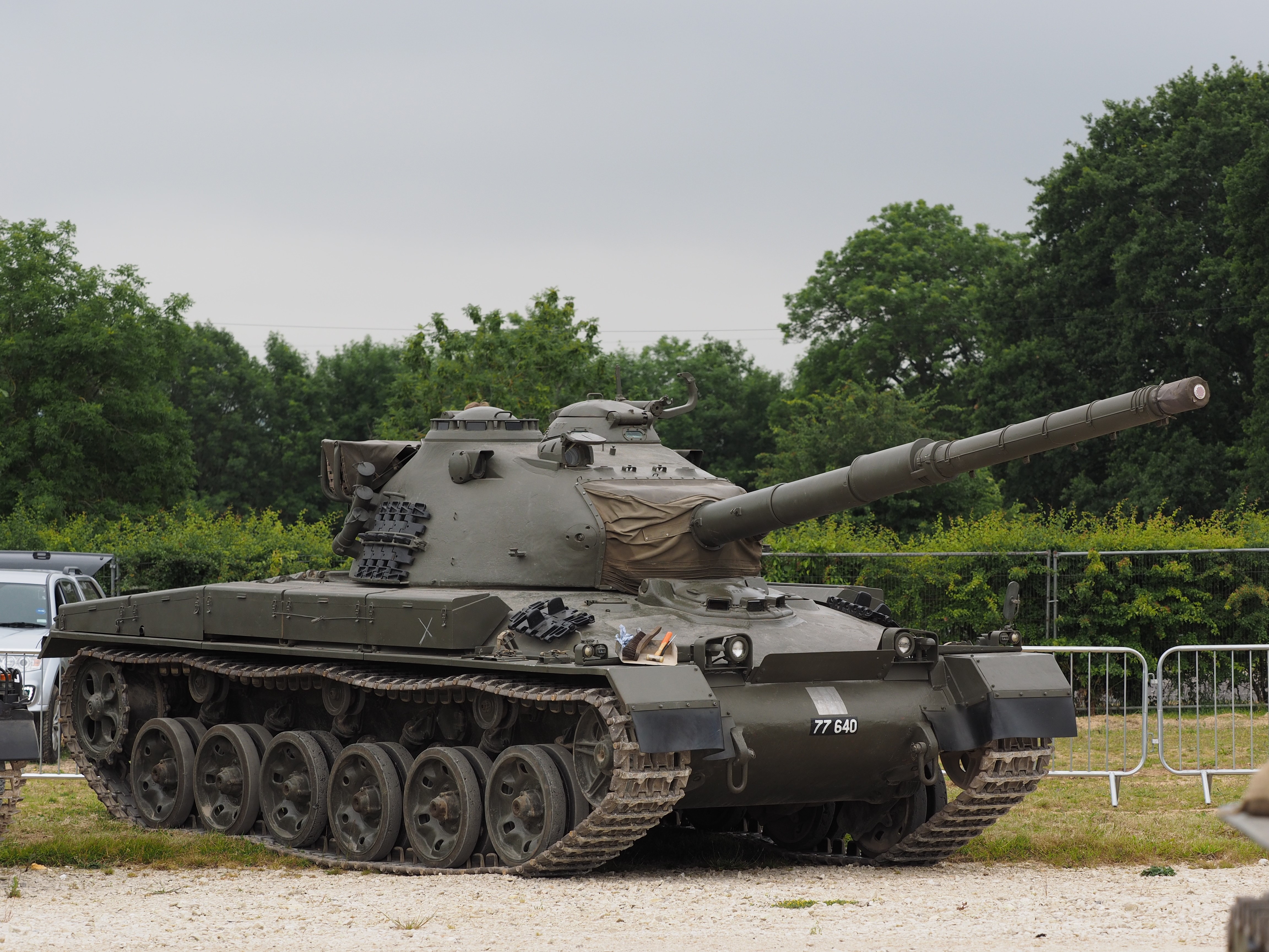 Pz 61 MBT Tank at Tankfest 2015 HD Wallpaper