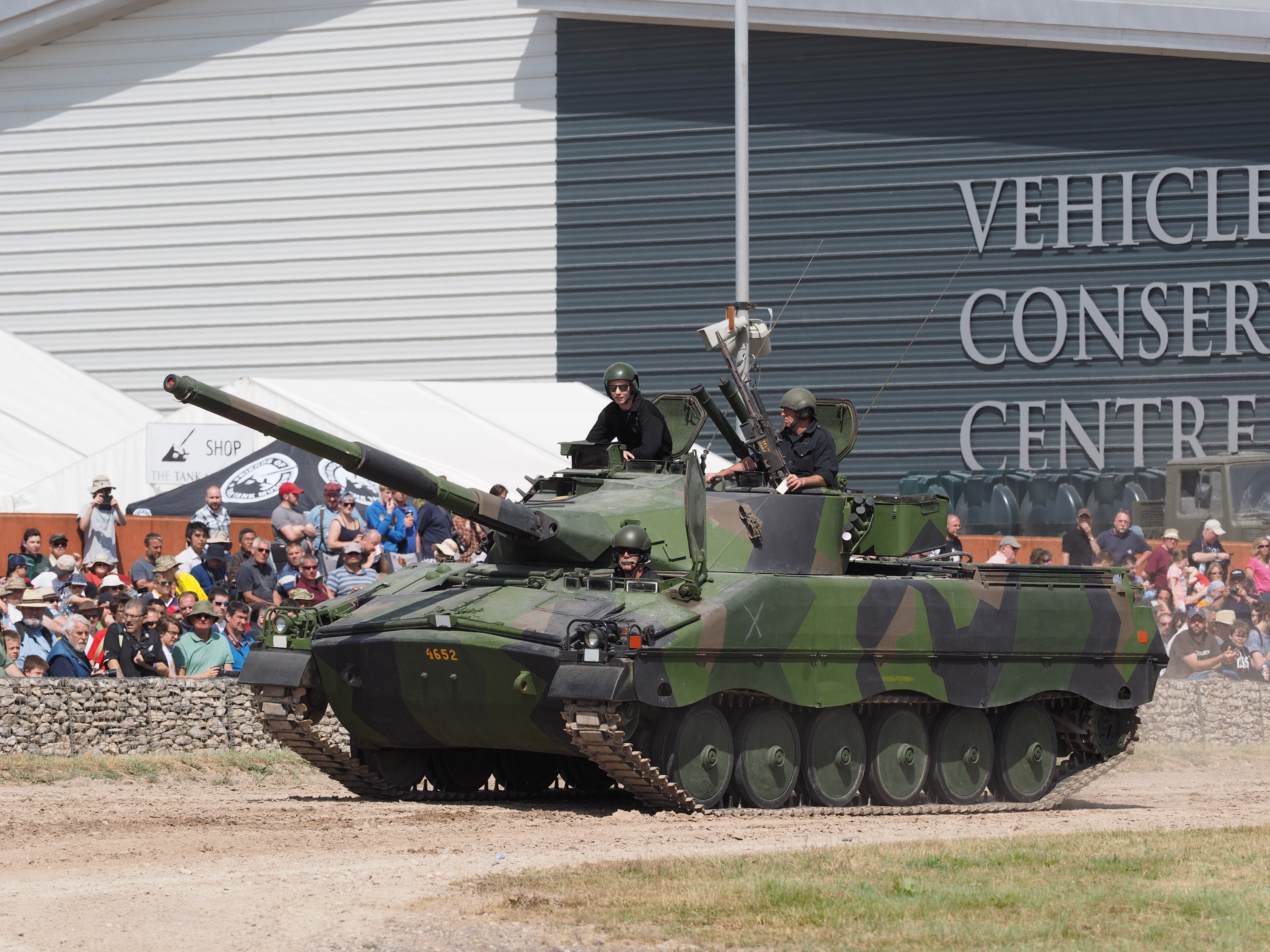 Hagglund Infanterikanonvagn 91 Tank Destroyer at Tankfest 2015 HD Wallpaper