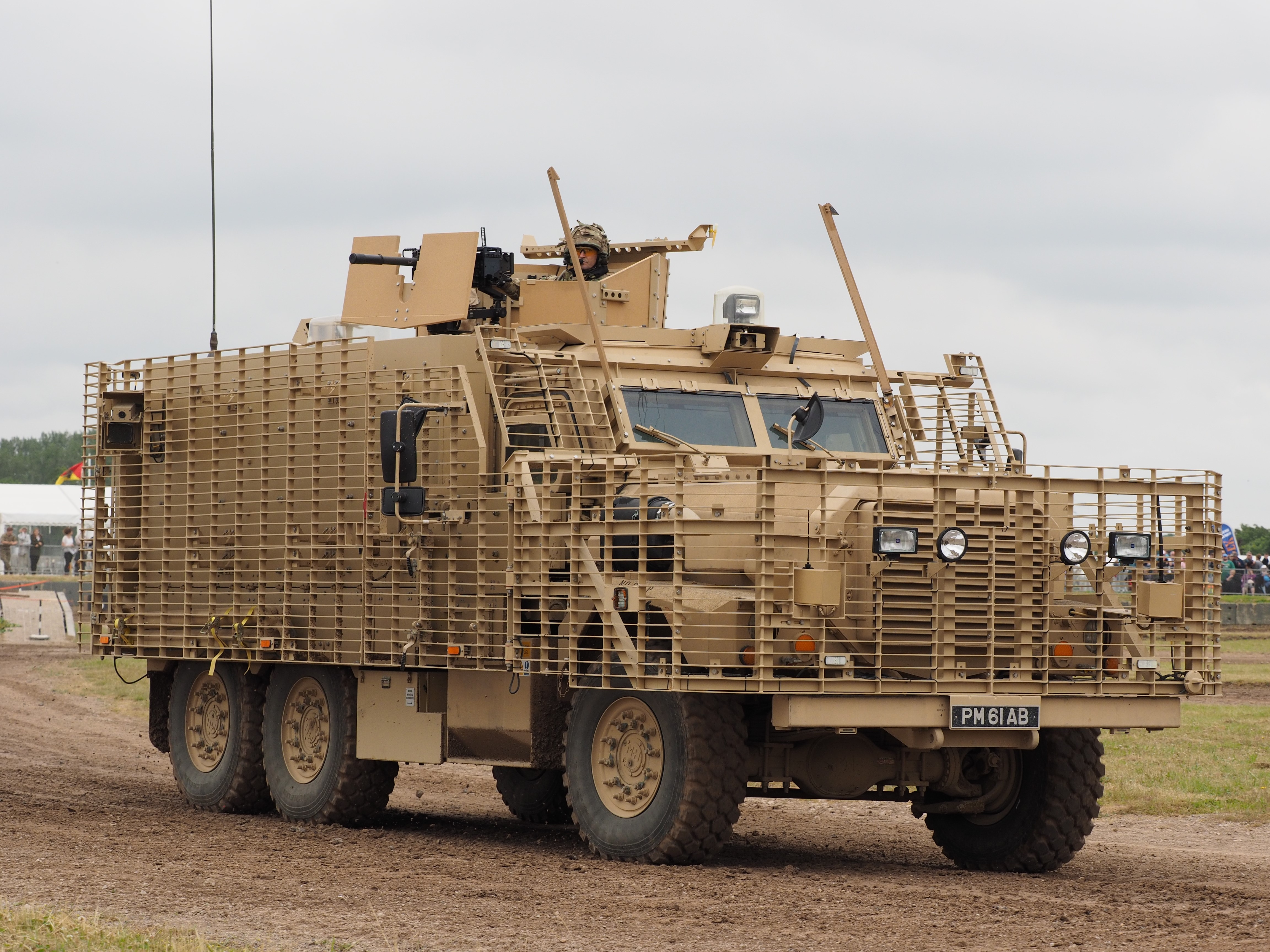 Mastiff military vehicle at Tankfest 2015 HD Wallpaper