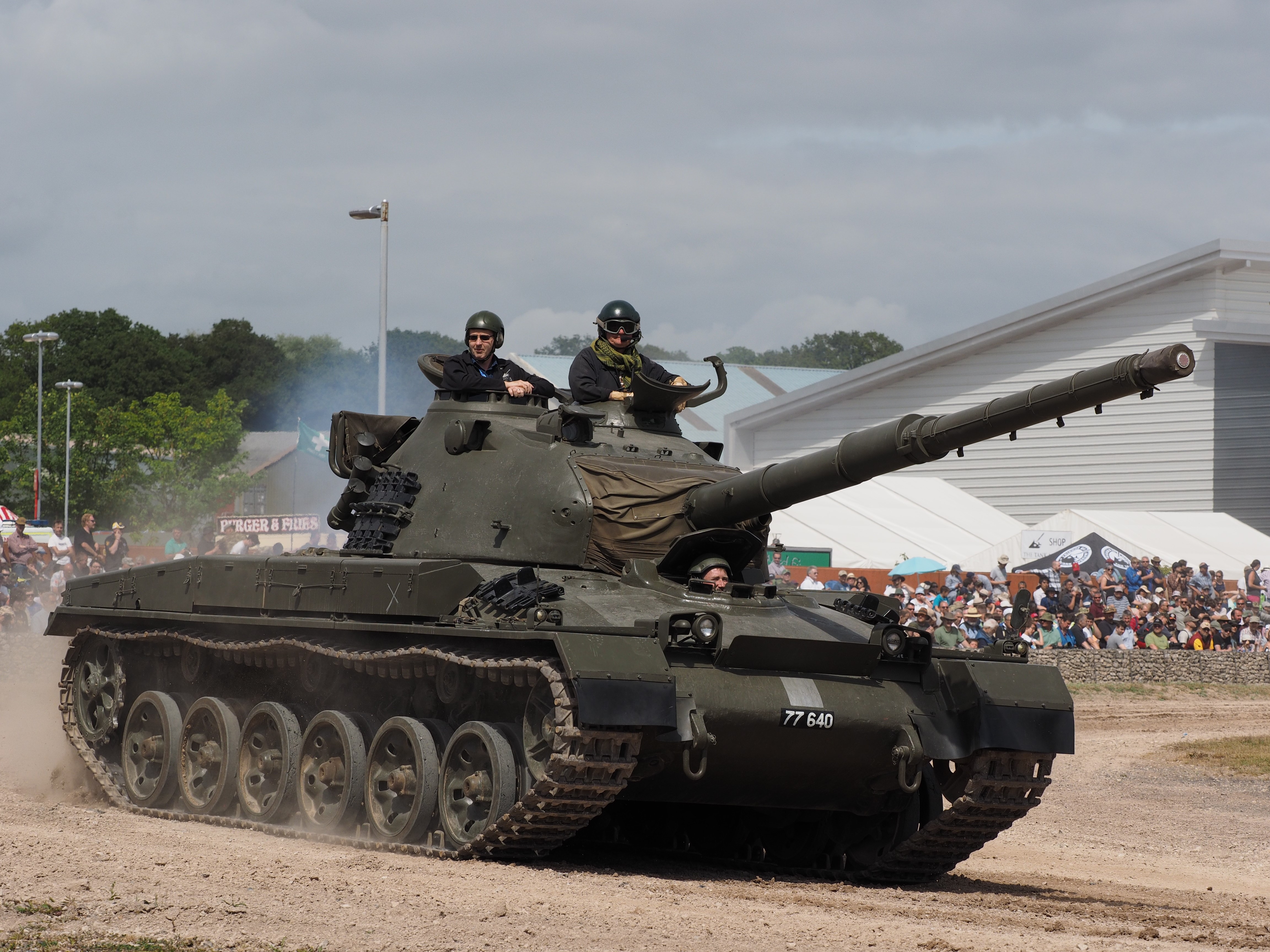 Pz 61 MBT Tank at Tankfest 2015 HD Wallpaper