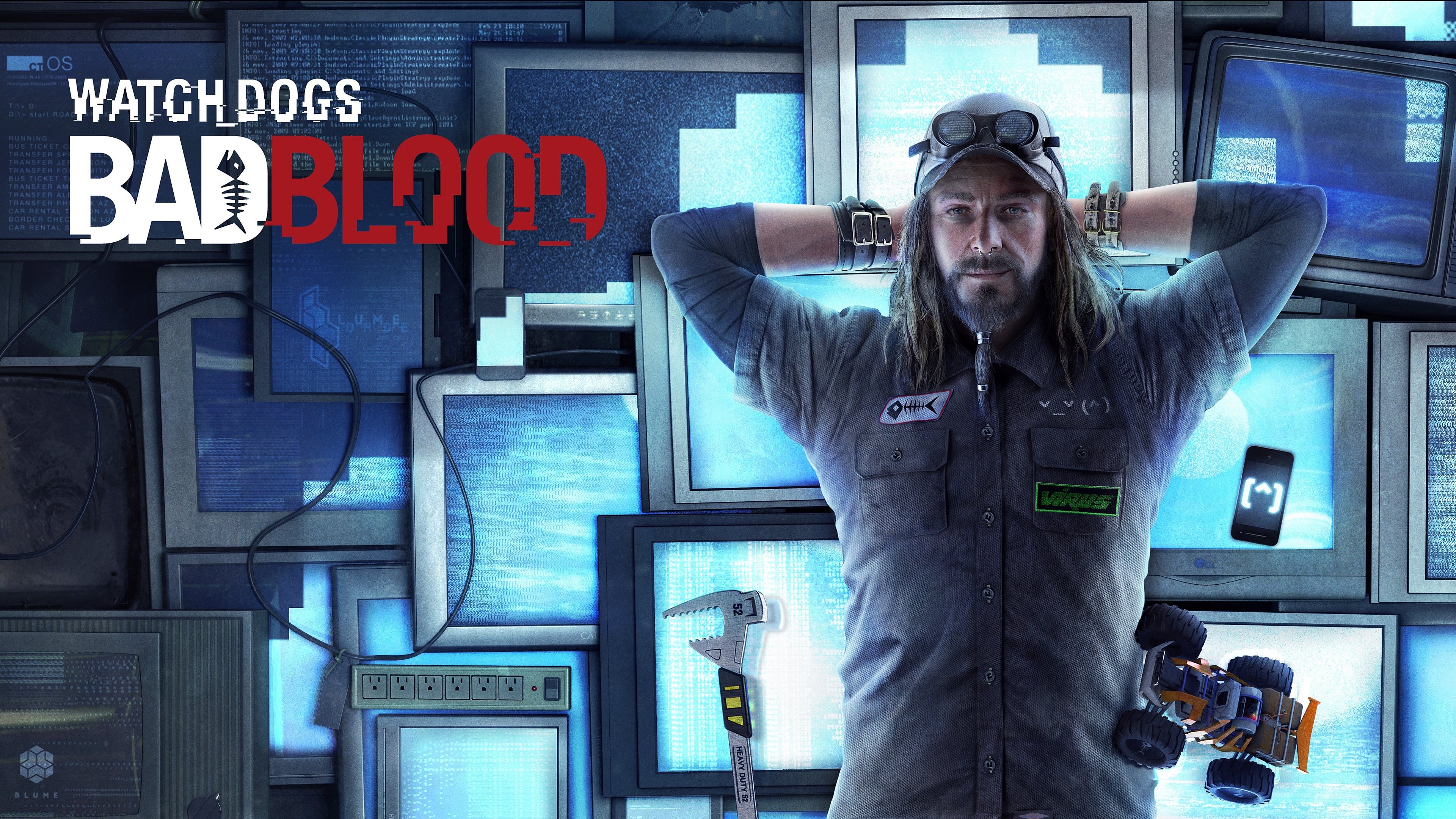 Raymond T-Bone Kinney from Watch Dogs Bad Blood HD Wallpaper
