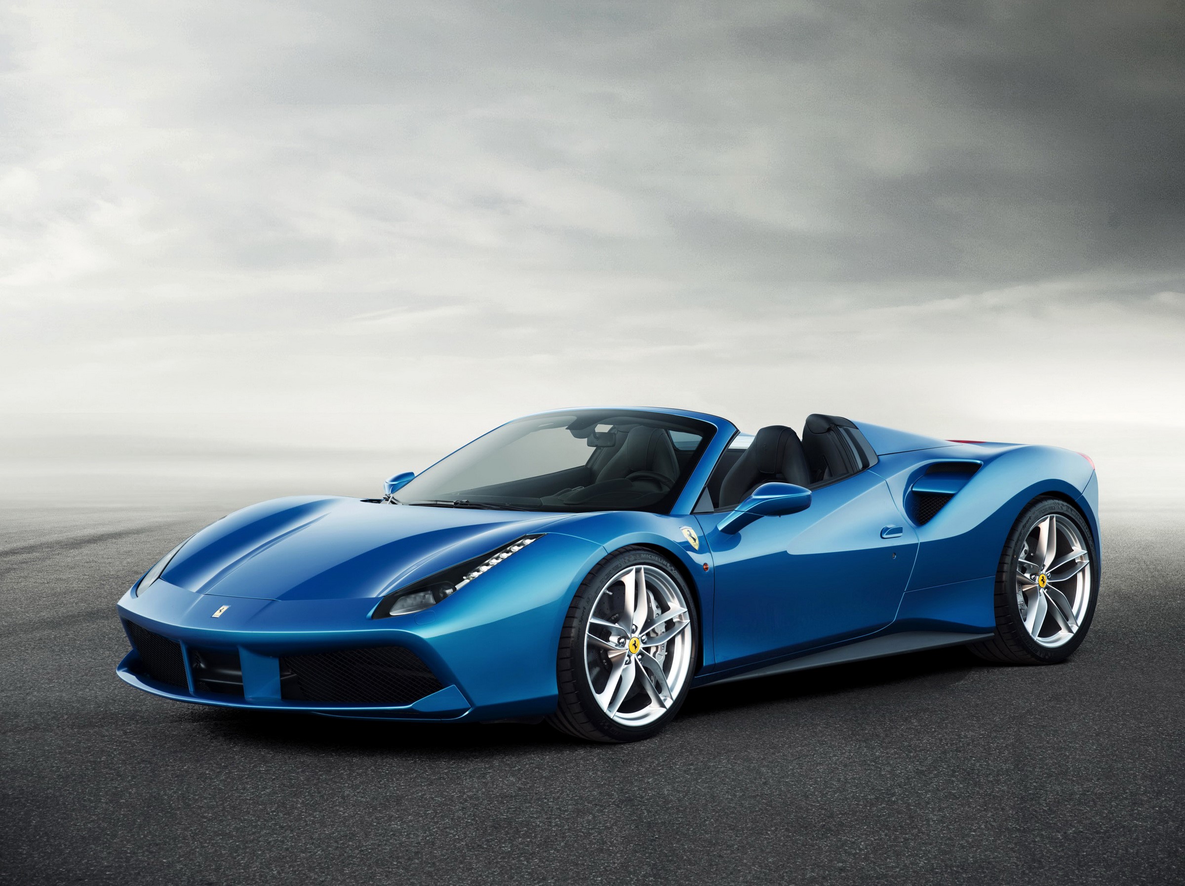 775582 2016 Ferrari 488 Spider Ferrari Light Blue Metallic Back 775582 2016 Ferrari 488 Spider Ferrari Light Blue Metallic Back
