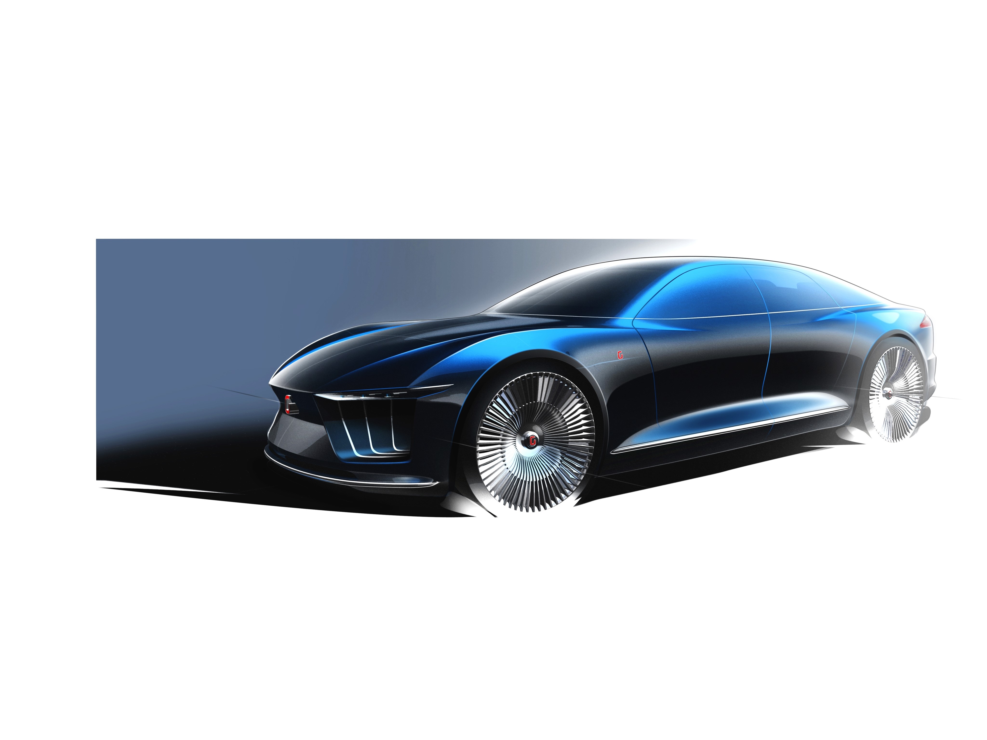 4K 2015 ItalDesign Giugiaro GEA concept car painting HD Wallpaper